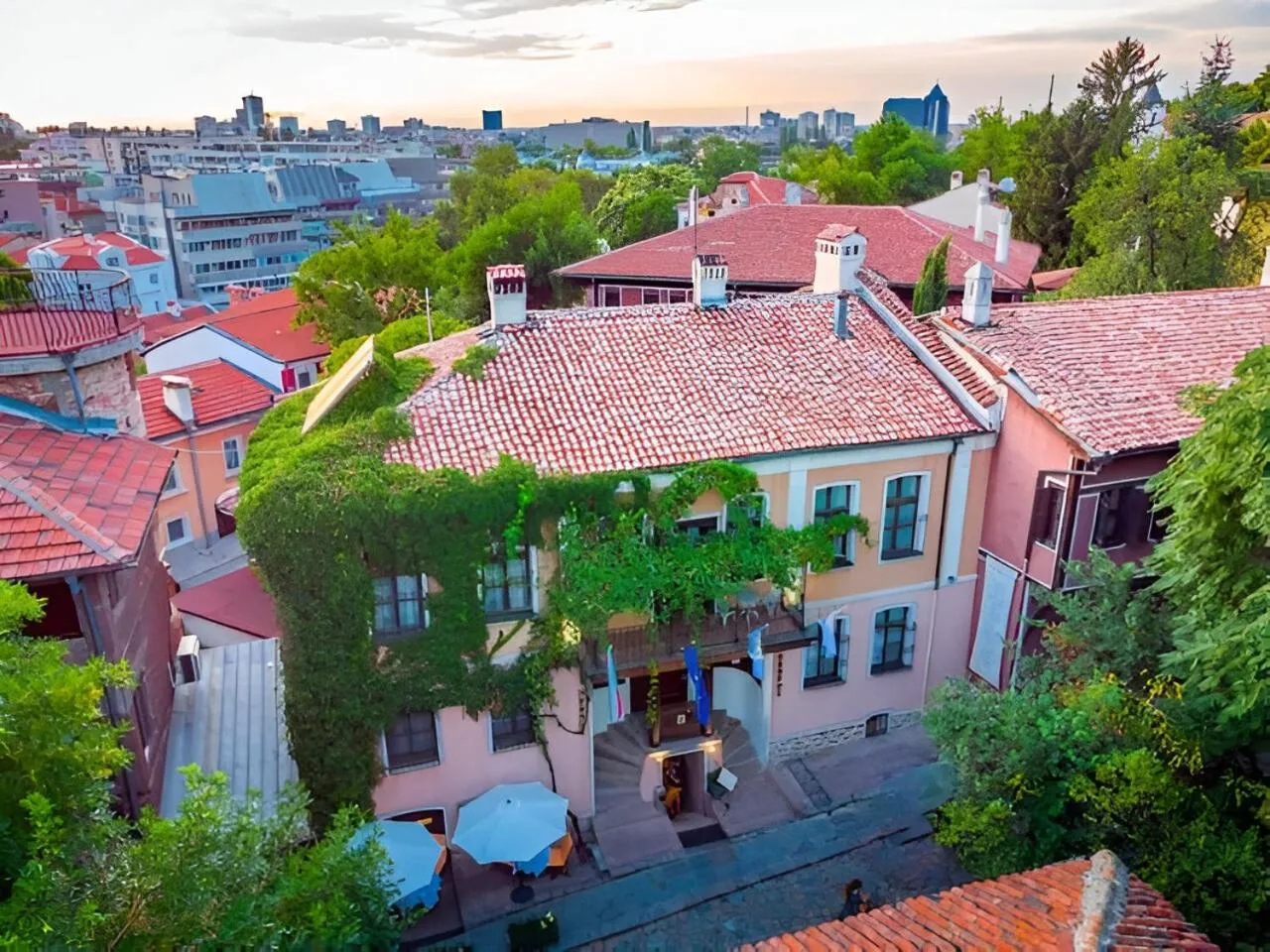 Property building in Old Legends Hotel