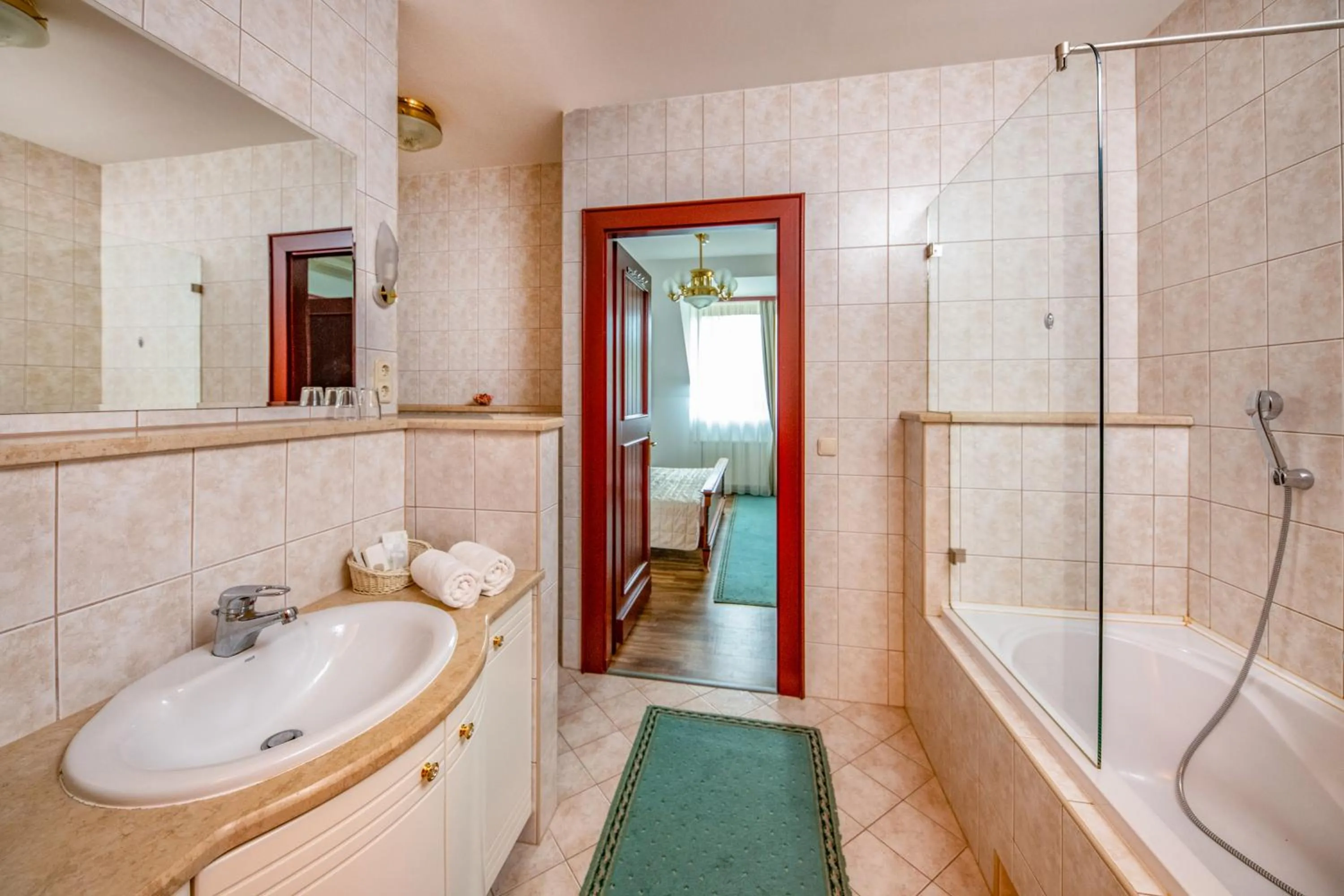 Bathroom in Szarvaskút Hotel