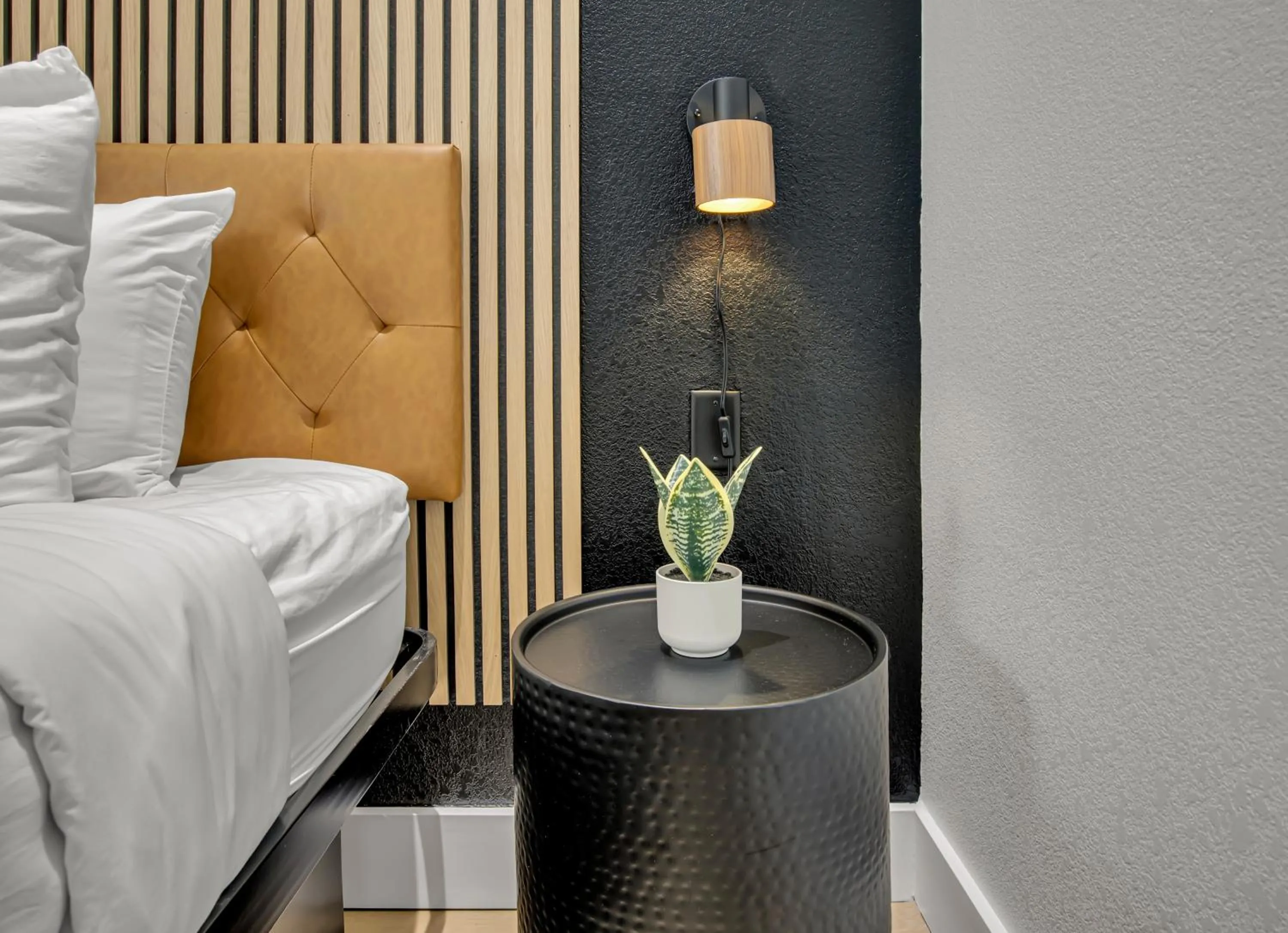 Bed in The Block Hotel