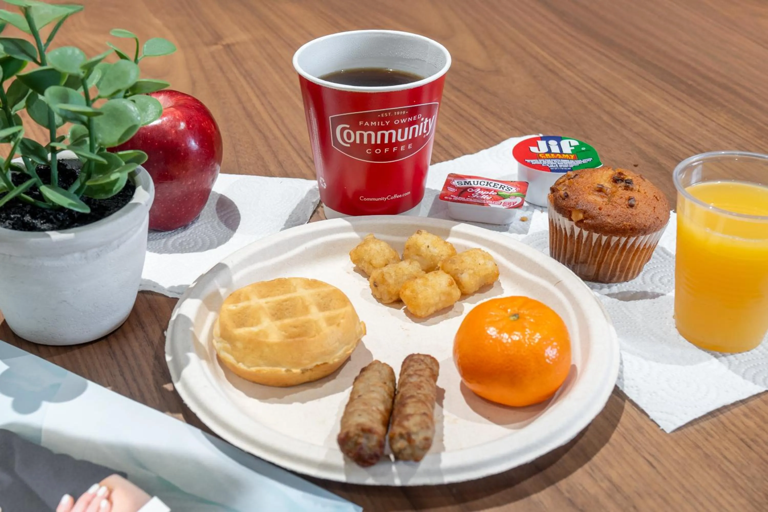 Food and drinks in The Block Hotel