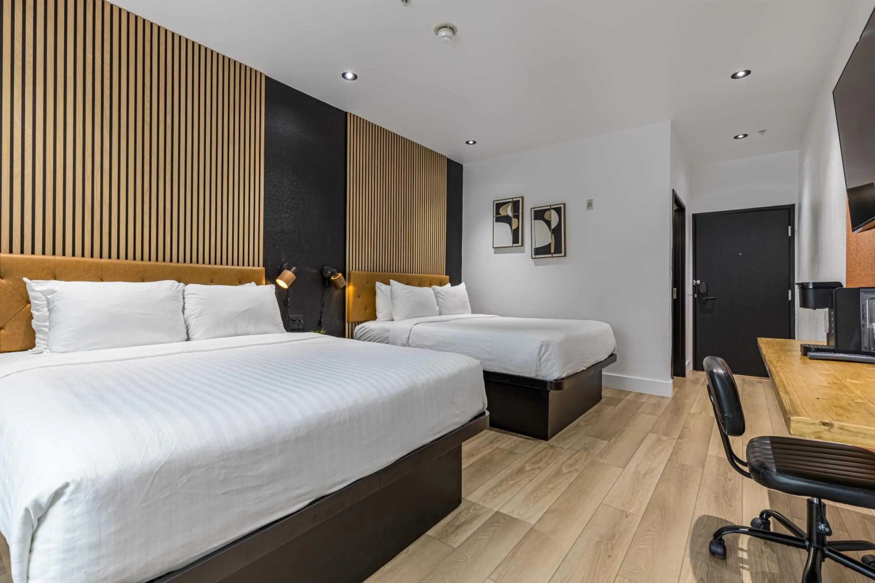 Bed in The Block Hotel