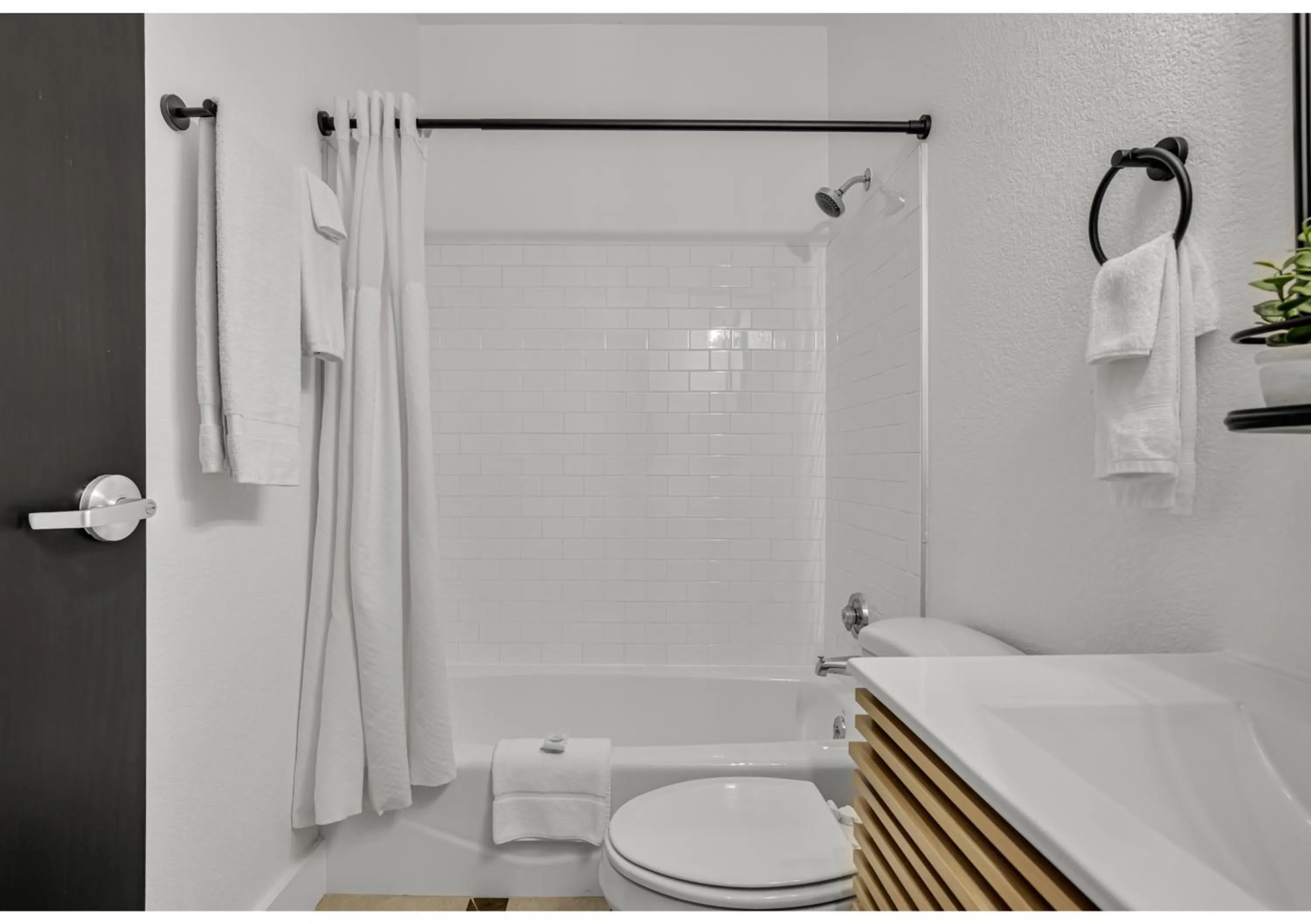 Shower in The Block Hotel