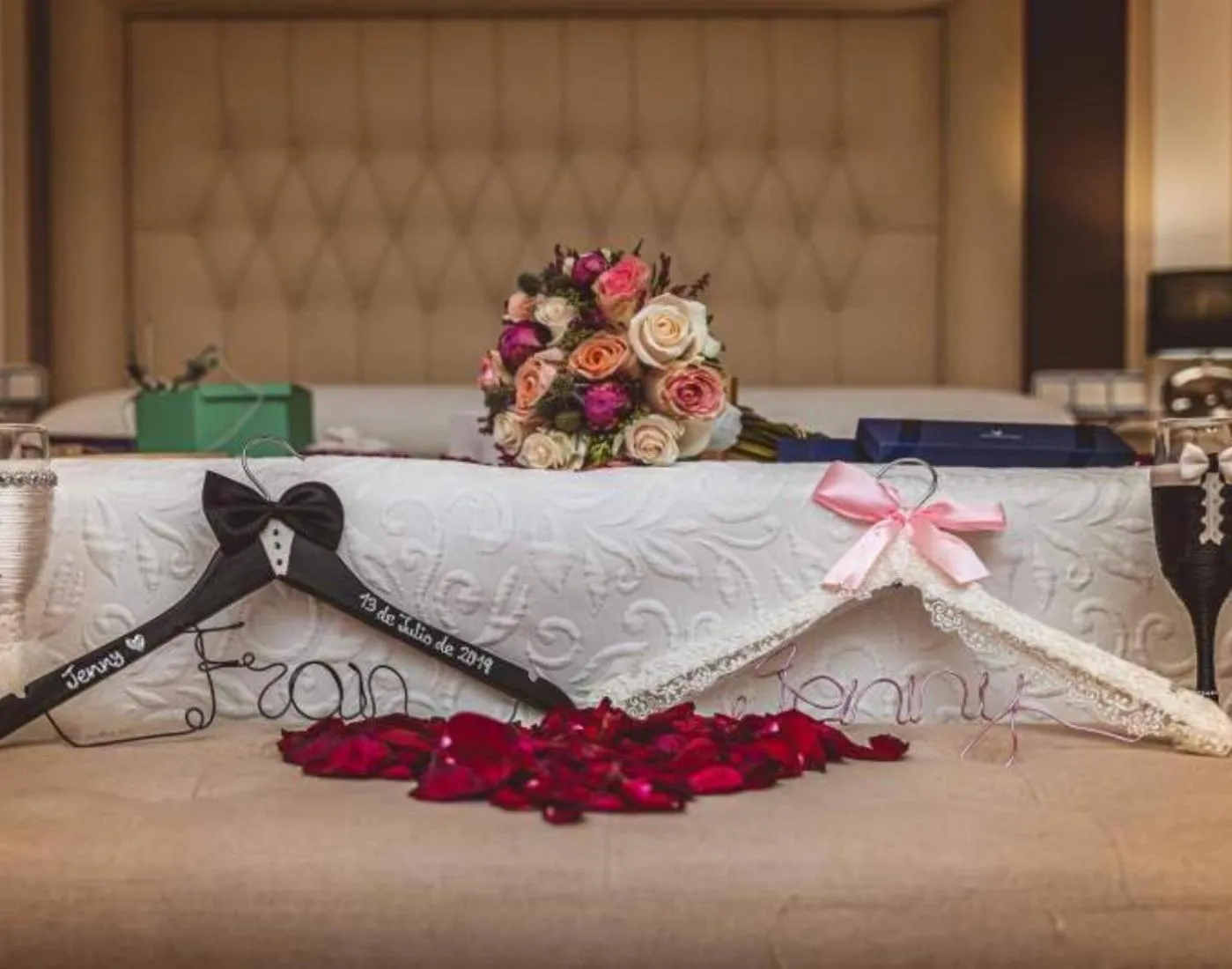 Decorative detail, Bed in Hotel Restaurante Boabdil