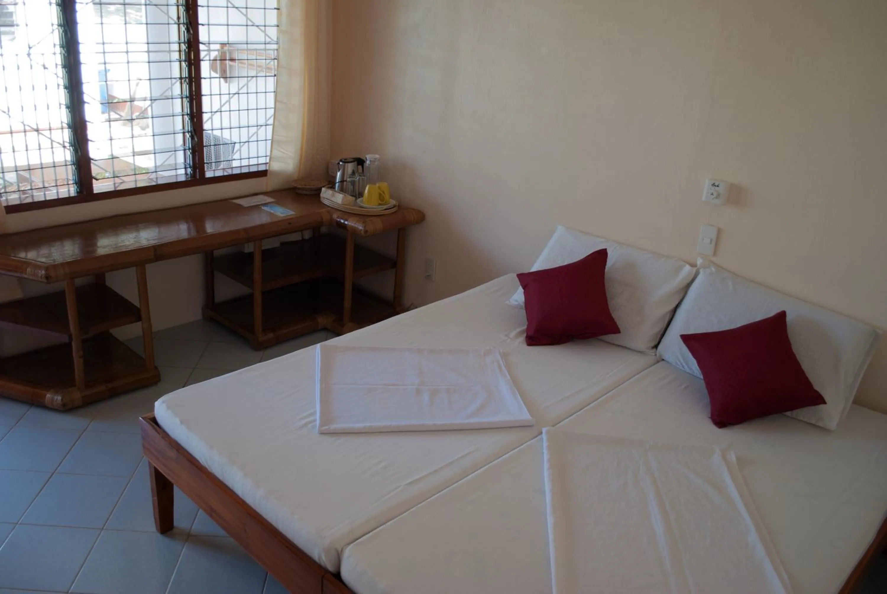 Bed in Divers Lodge Moalboal