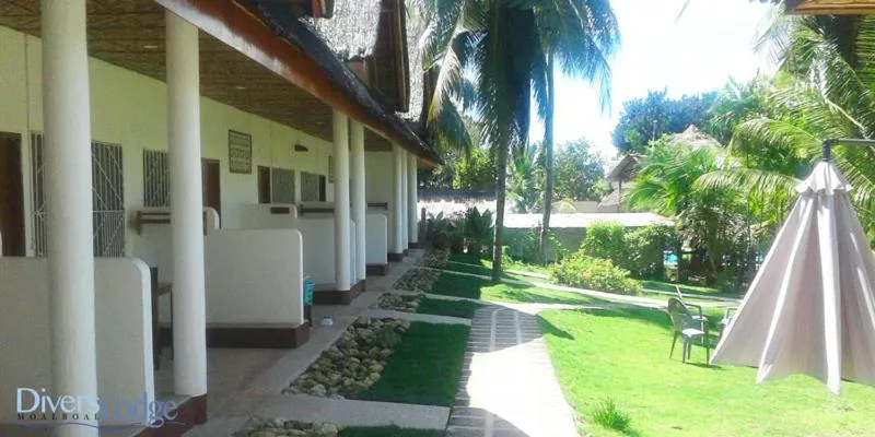 Patio in Divers Lodge Moalboal