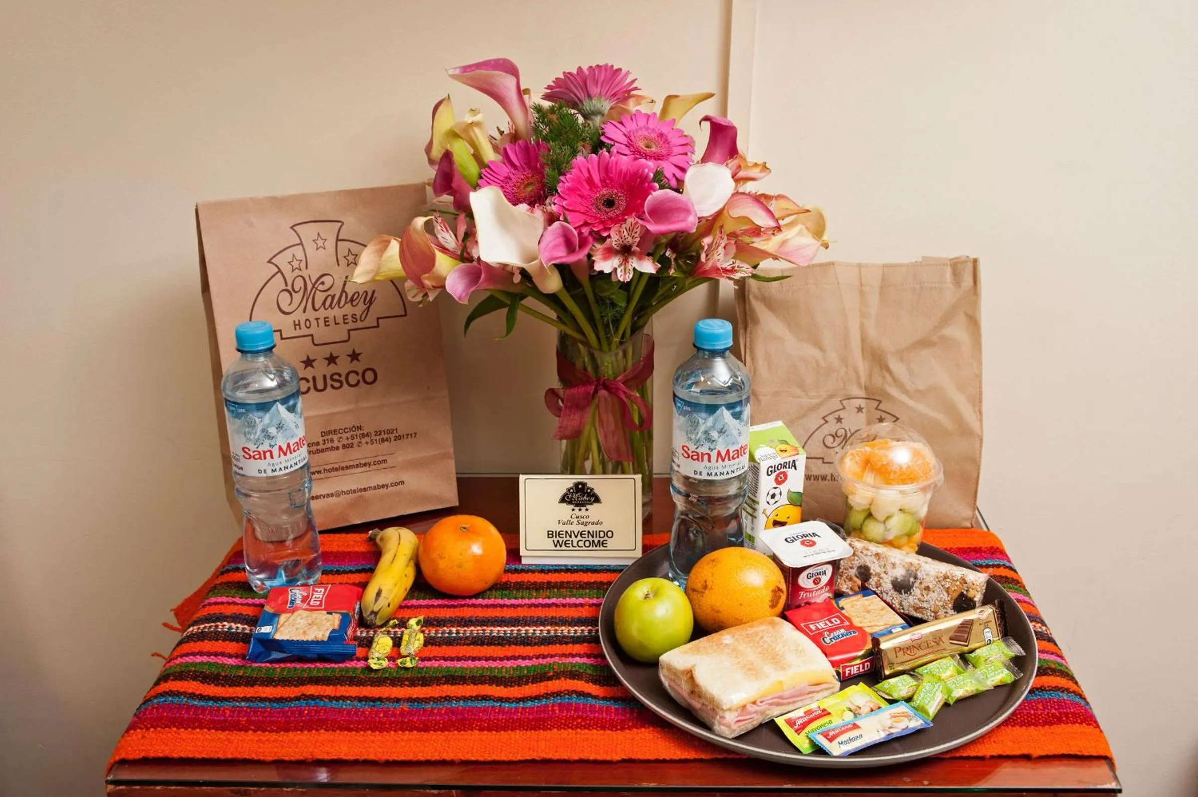 Food close-up in Hotel Mabey Cusco