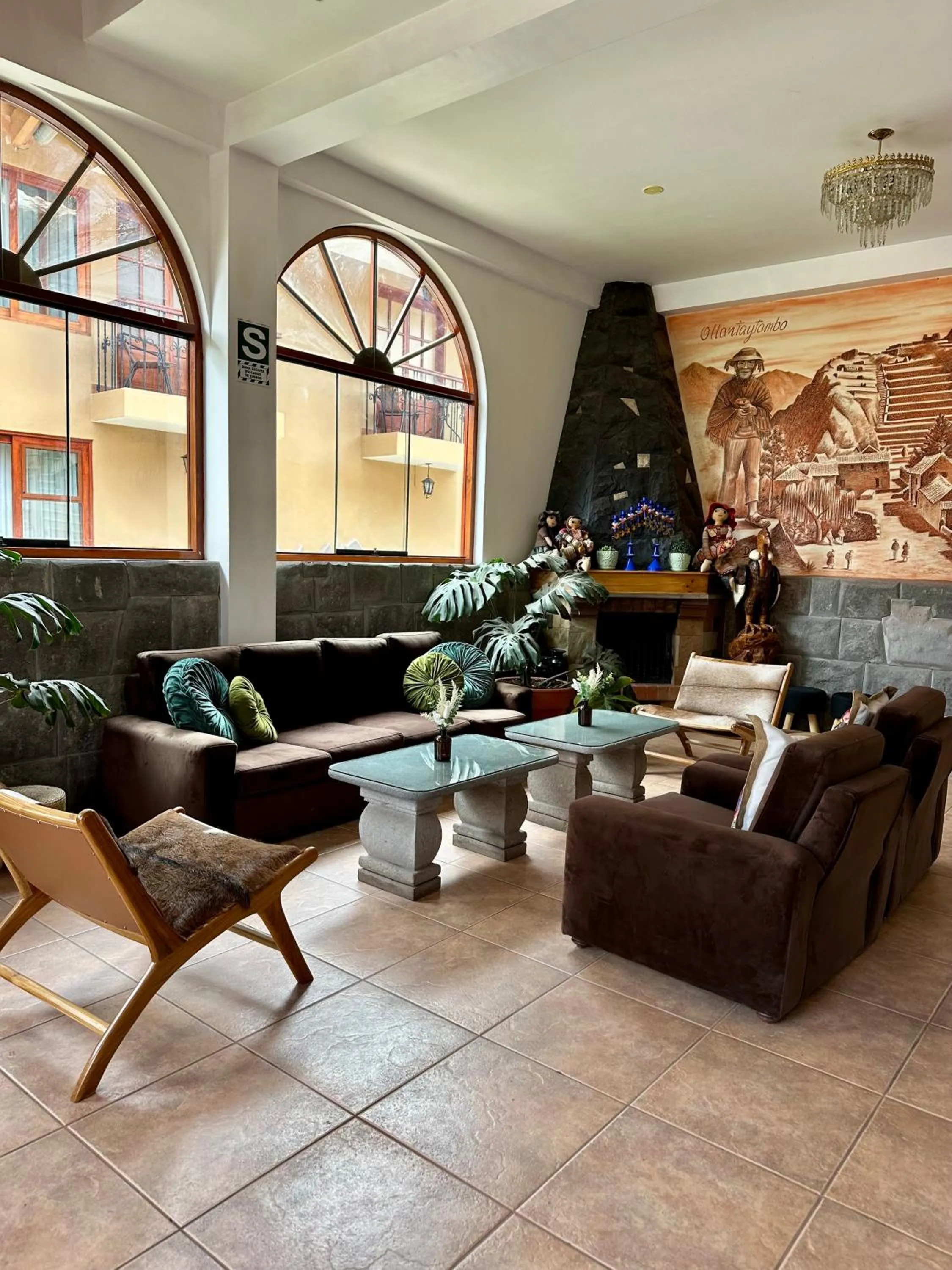 Lobby or reception in Hotel Mabey Urubamba