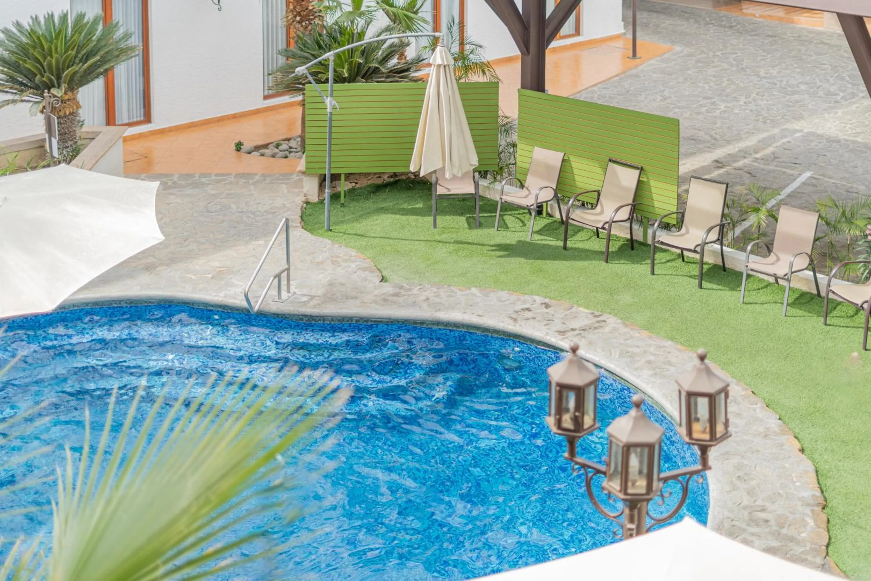 Pool view in Seven Crown La Paz Centro Historico