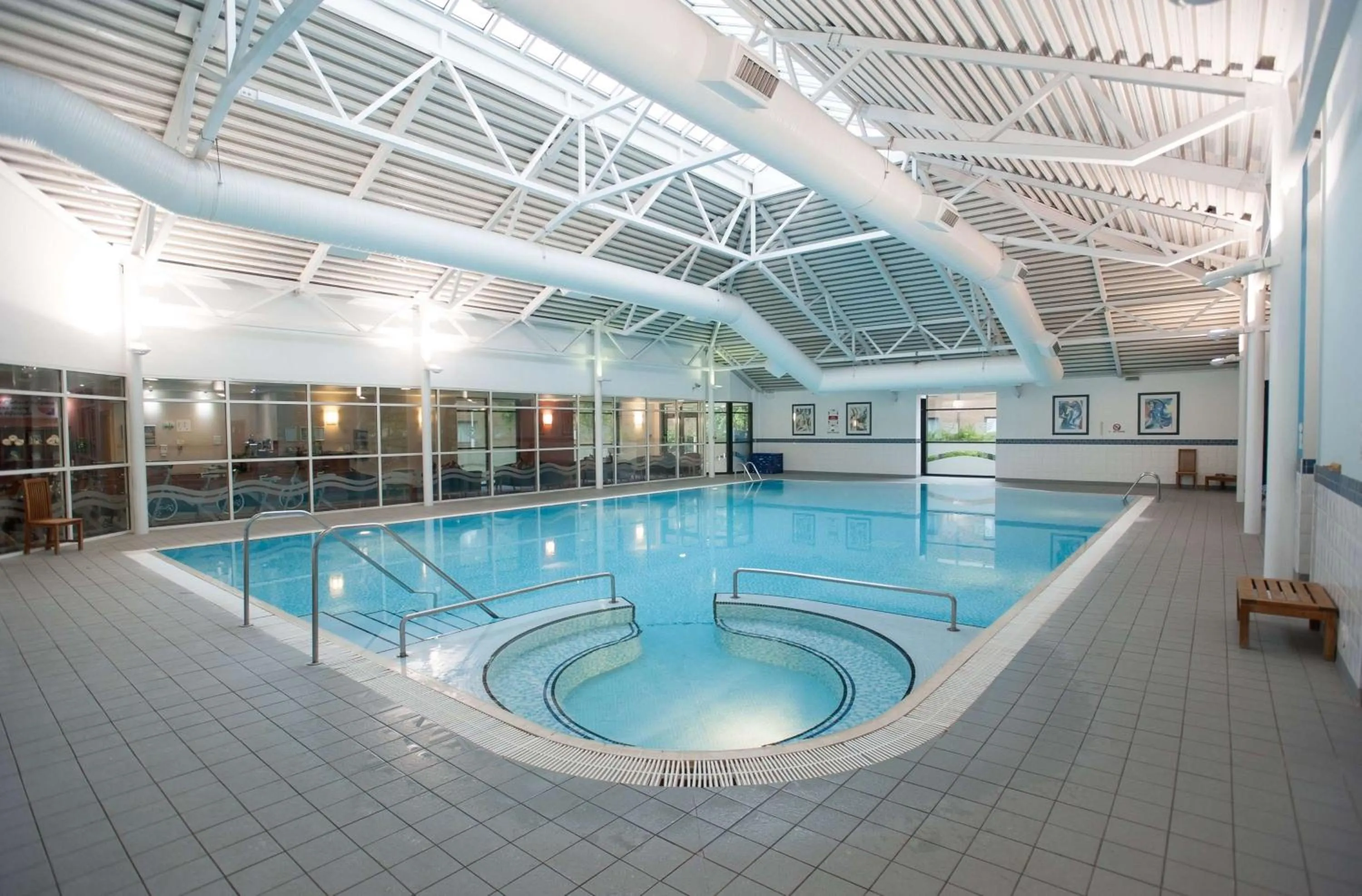 Pool view in DoubleTree by Hilton Edinburgh Airport