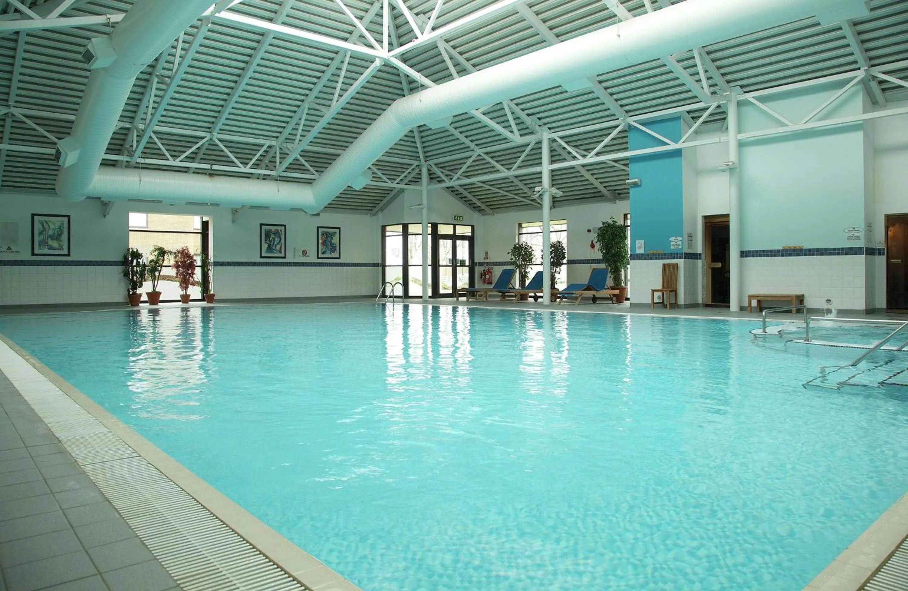 Pool view in DoubleTree by Hilton Edinburgh Airport