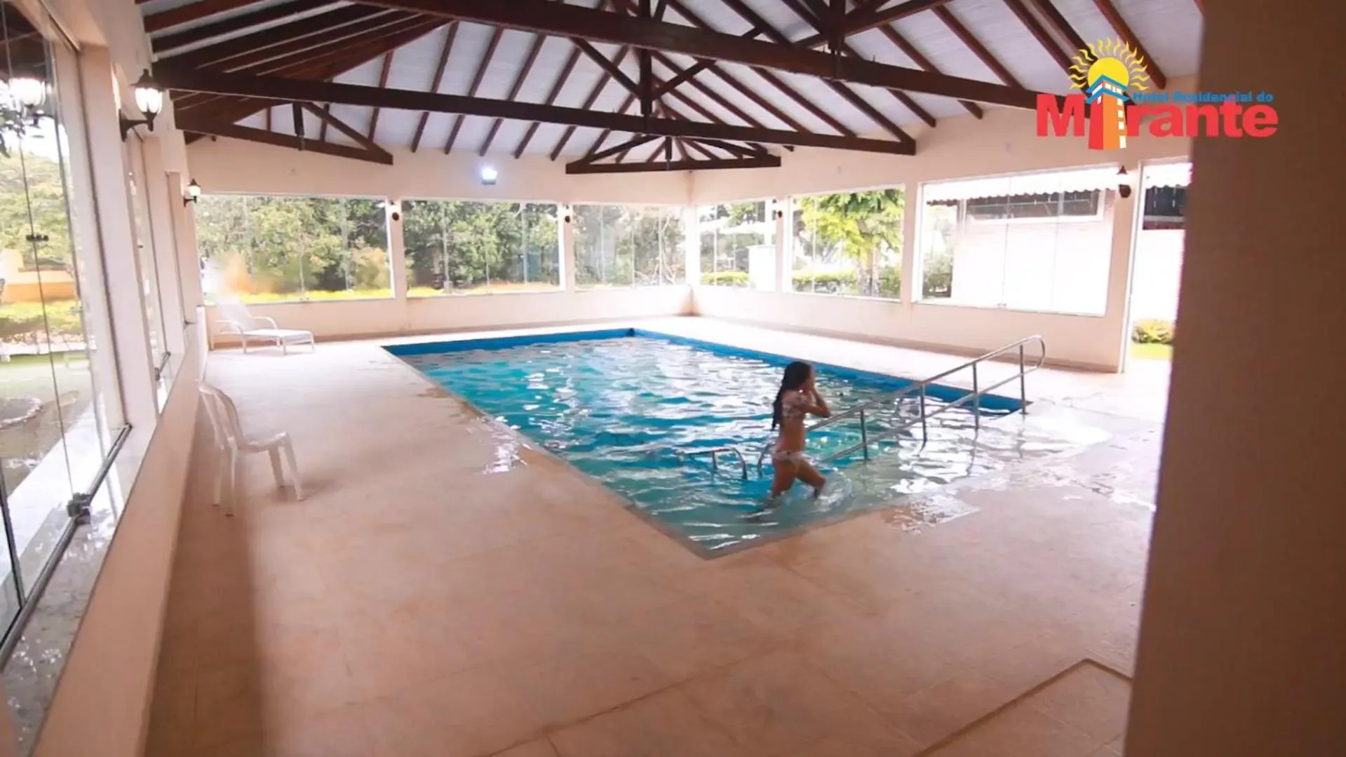 Swimming pool in Hotel Residencial do Mirante