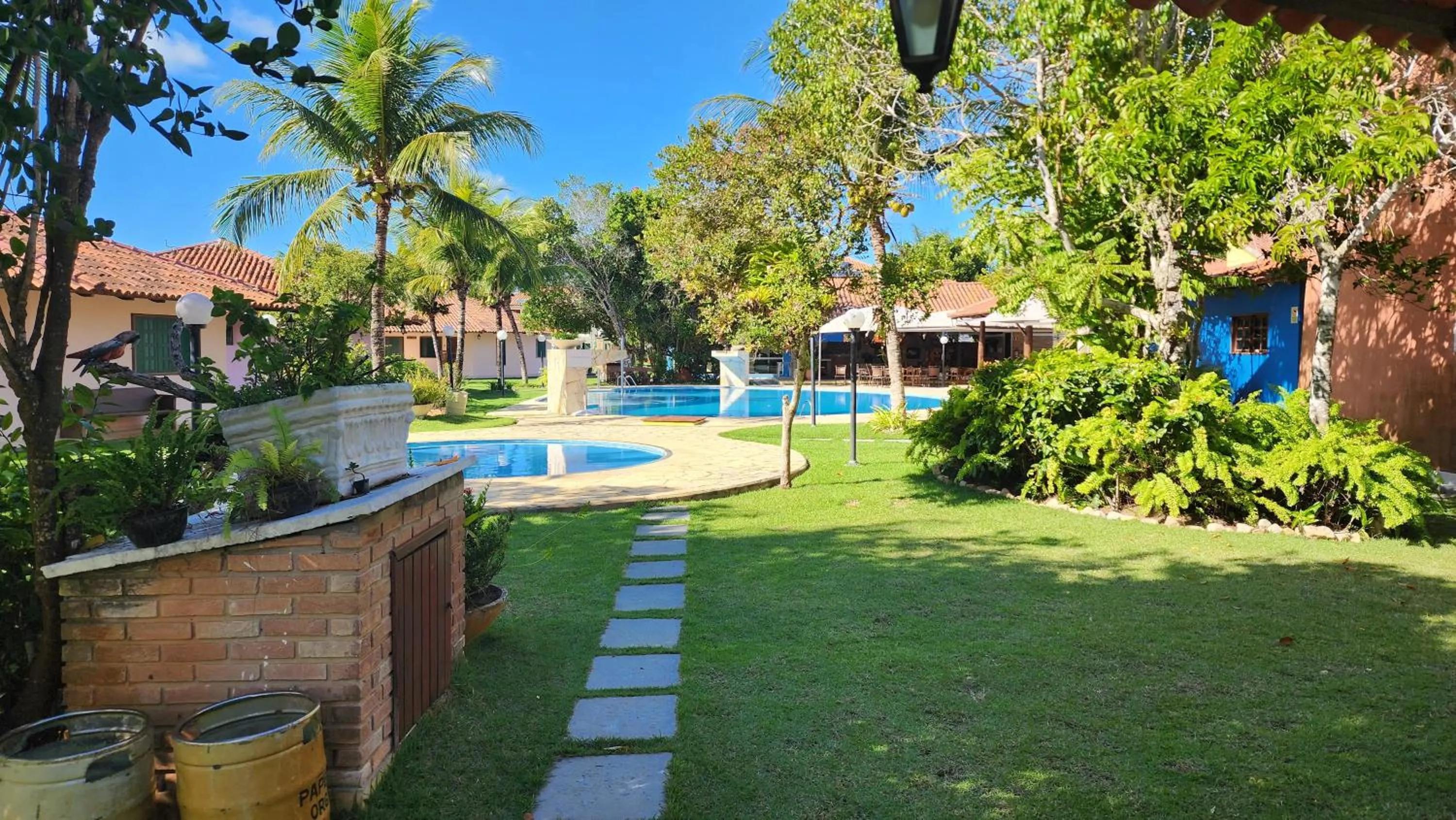 Garden view in Hotel Residencial do Mirante