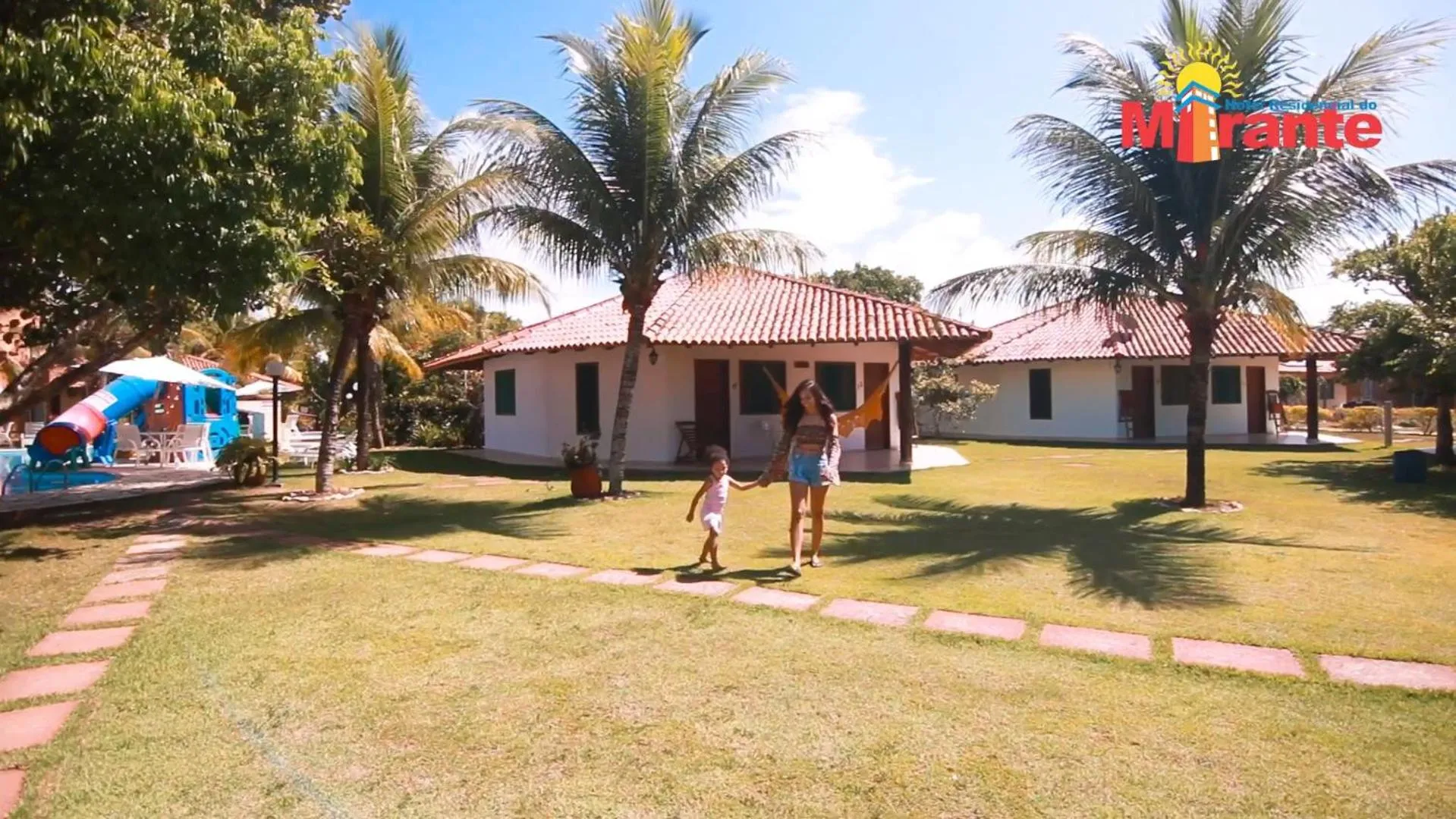 Garden view in Hotel Residencial do Mirante