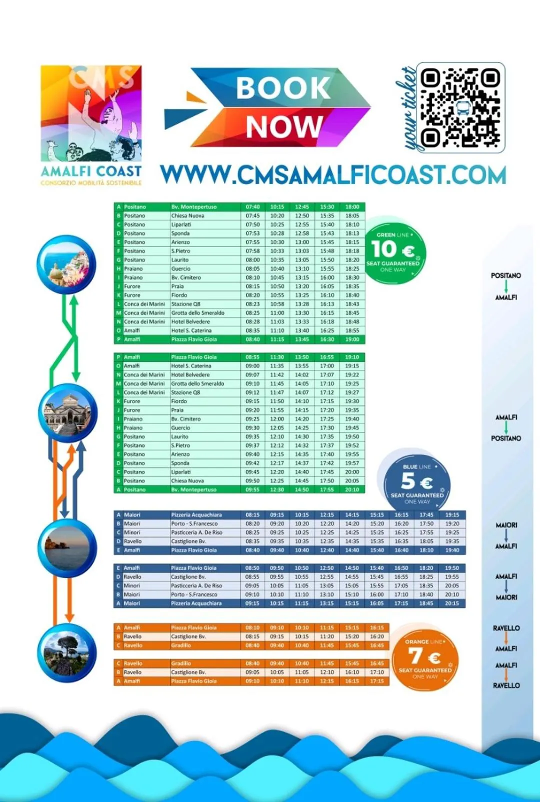 Text overlay in Alta Quota RELAX on the SEA