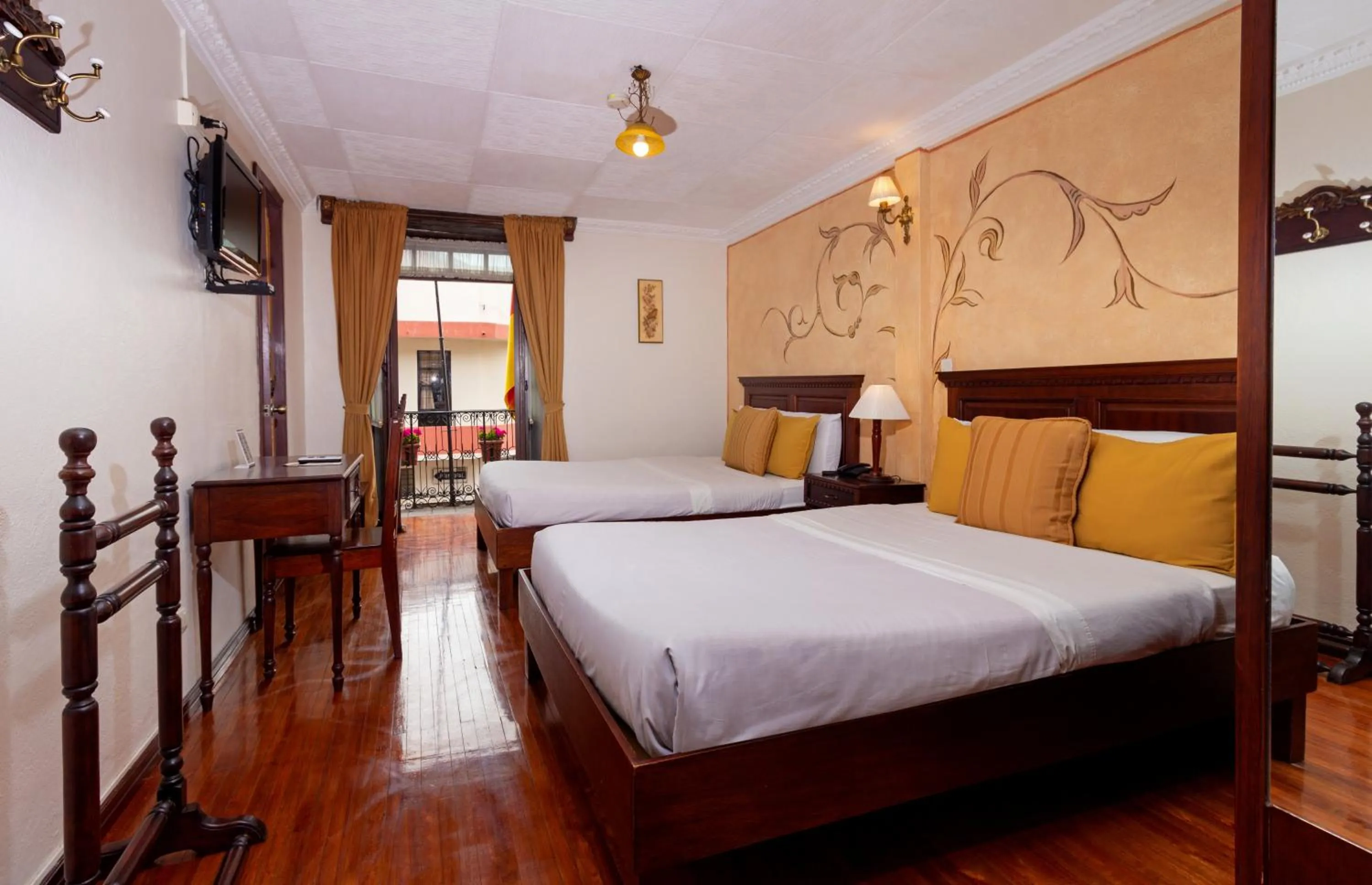 Bed in Hotel Casa San Rafael