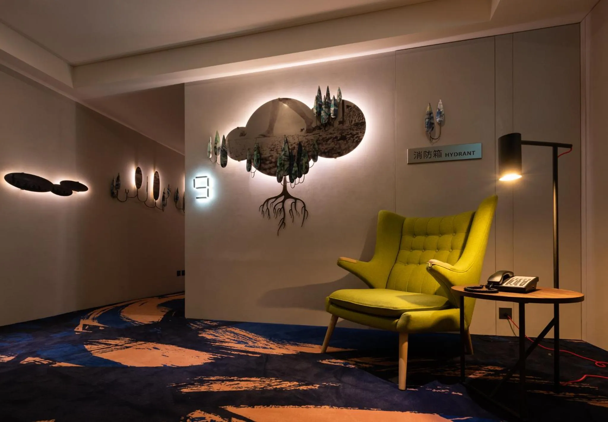 Decorative detail in Brio Hotel