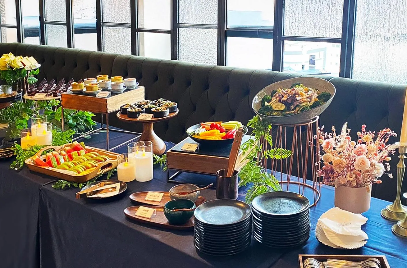 Buffet breakfast in Brio Hotel