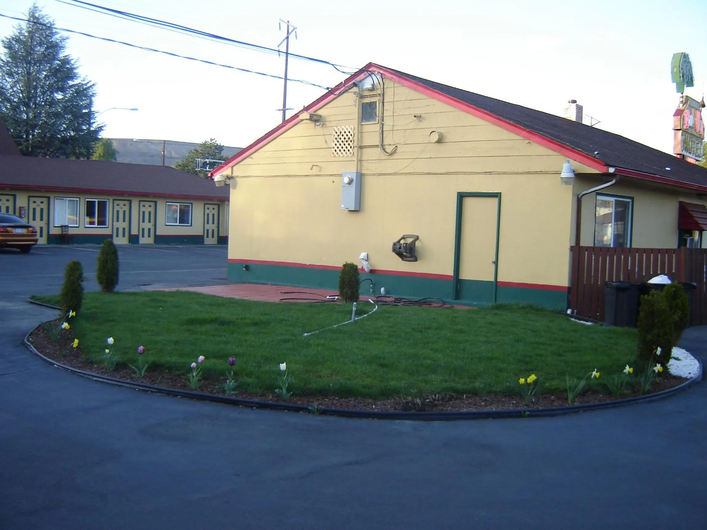 Patio in Bali Hai Motel