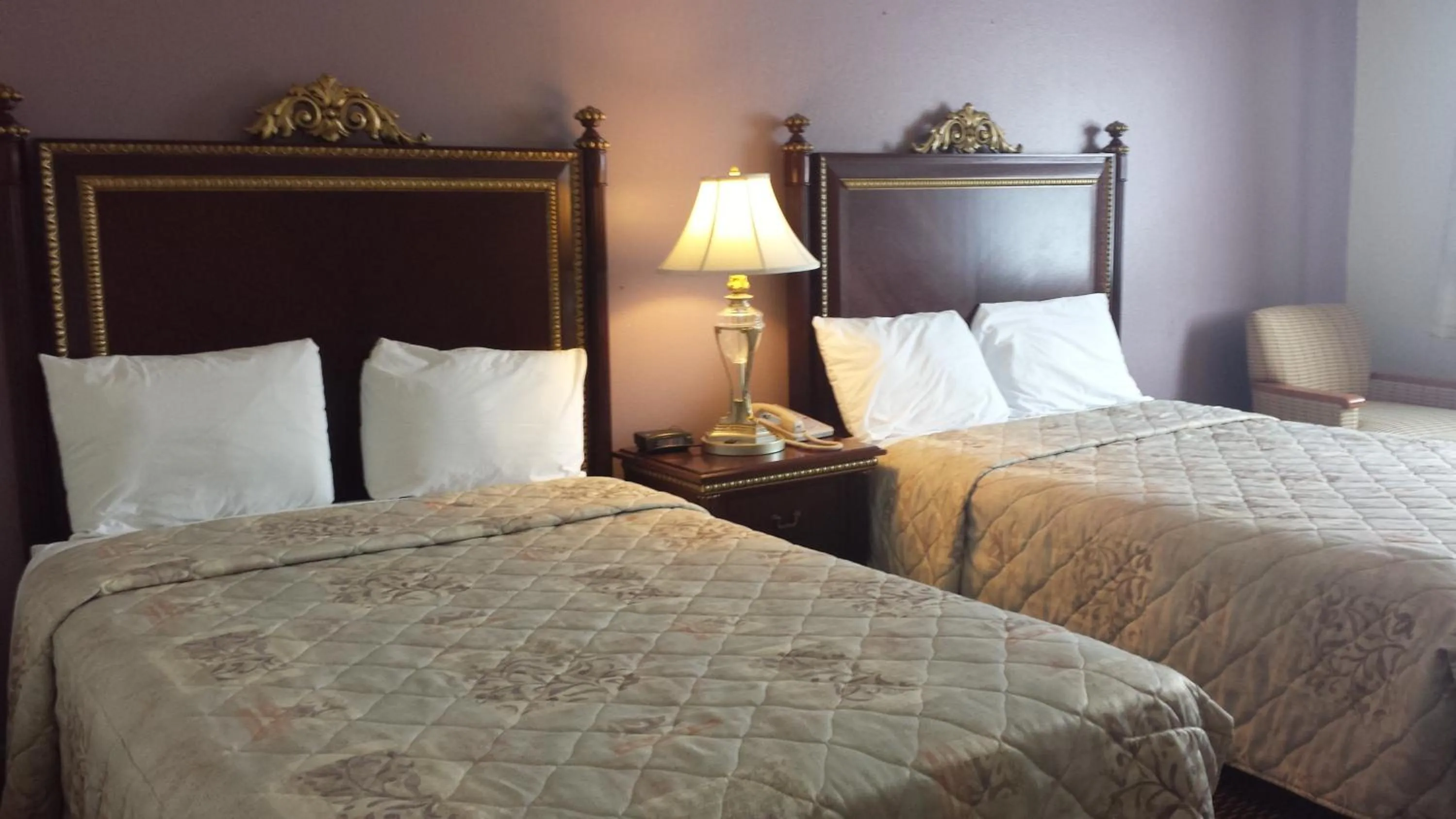 Bed in Americas Best Inn & Suites Urbana