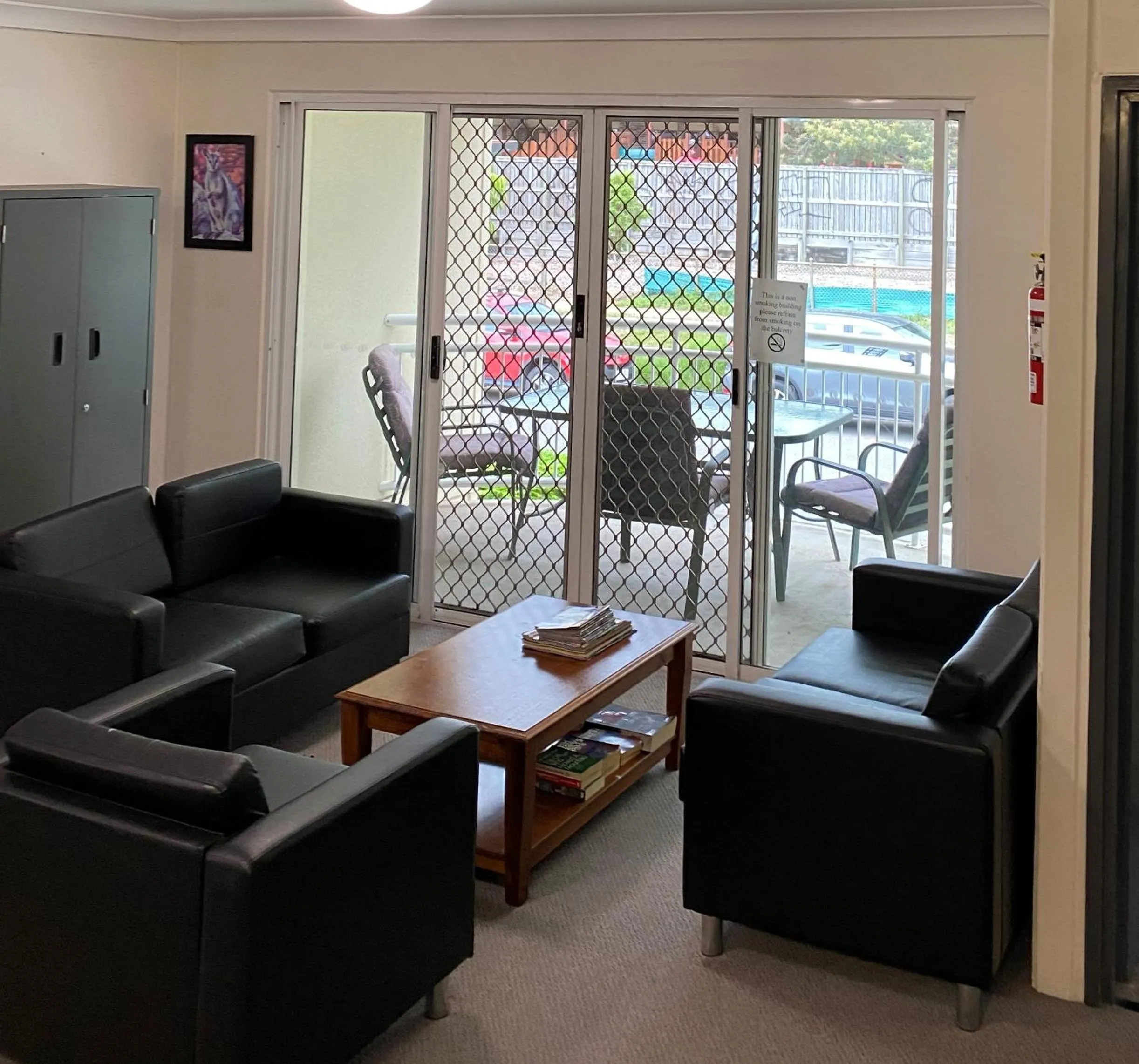 Seating area in Chermside Court Motel