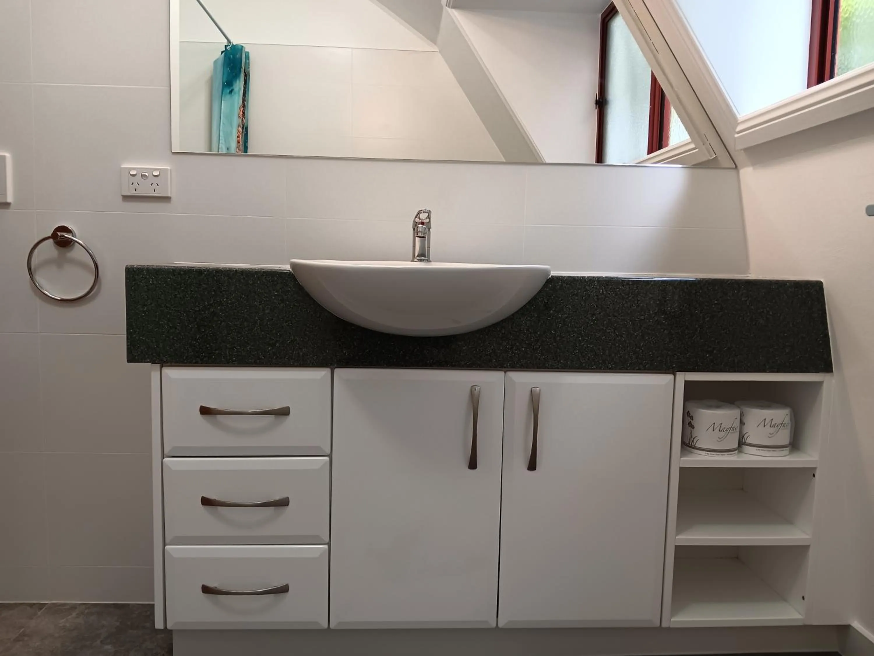 Bathroom in Mallacoota's Shady Gully Caravan Park