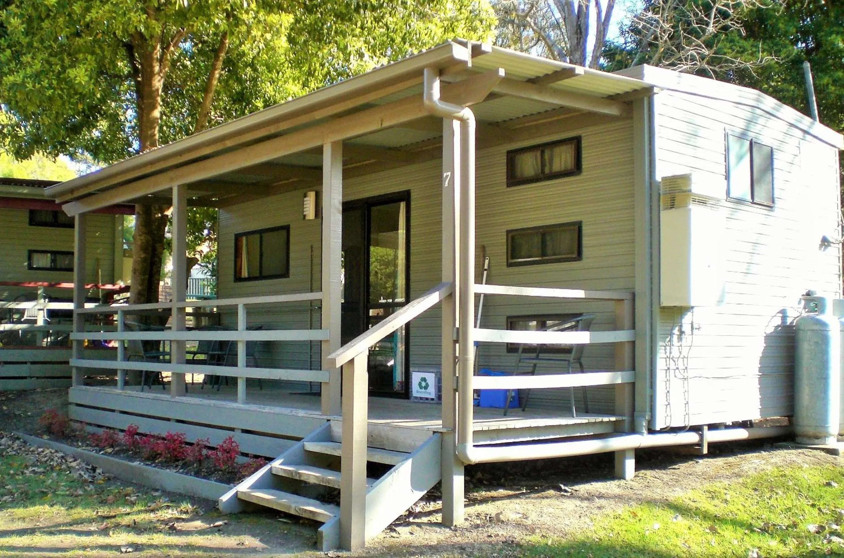 Property building in Mallacoota's Shady Gully Caravan Park