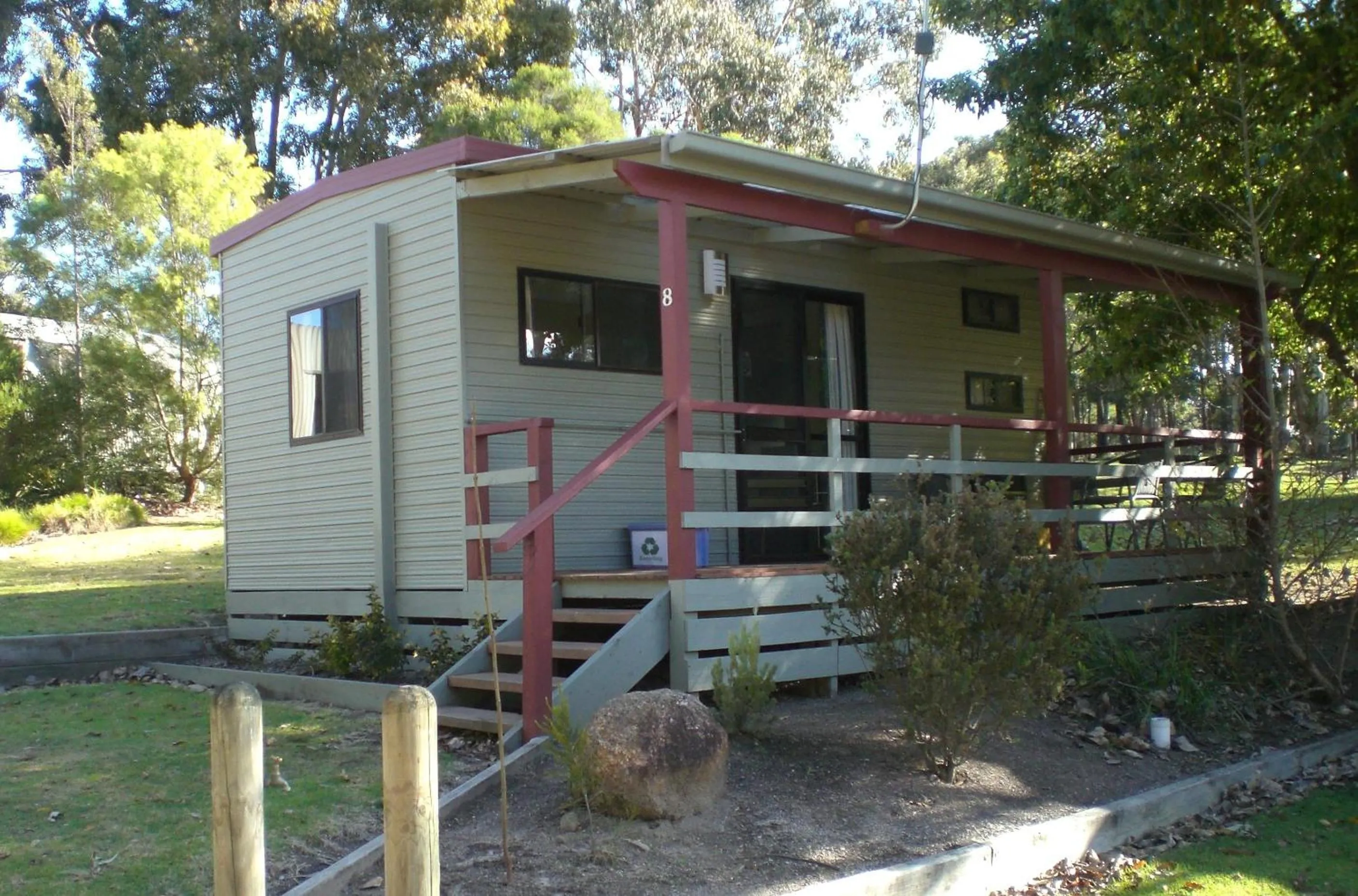 Property building in Mallacoota's Shady Gully Caravan Park