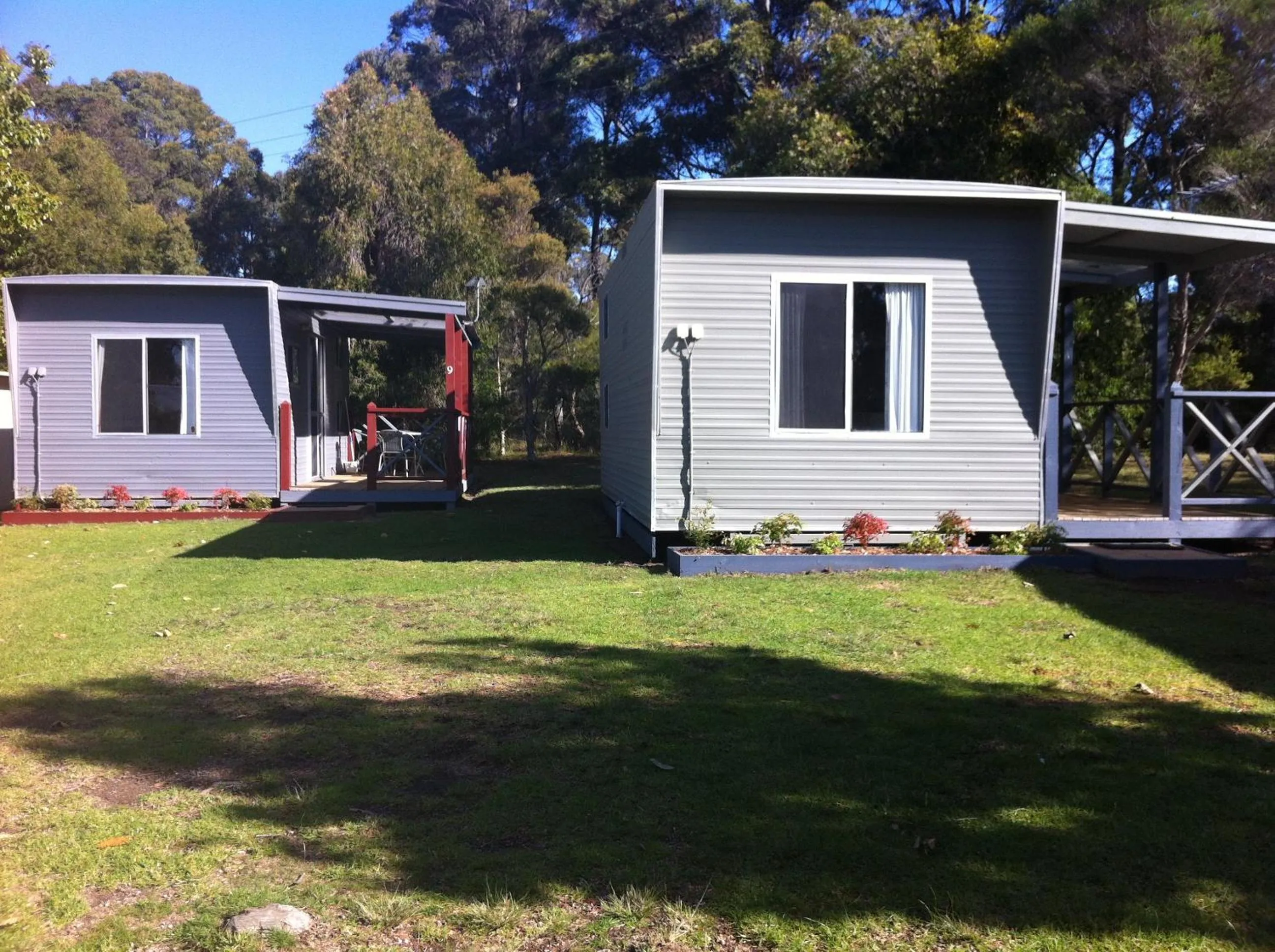 Day in Mallacoota's Shady Gully Caravan Park