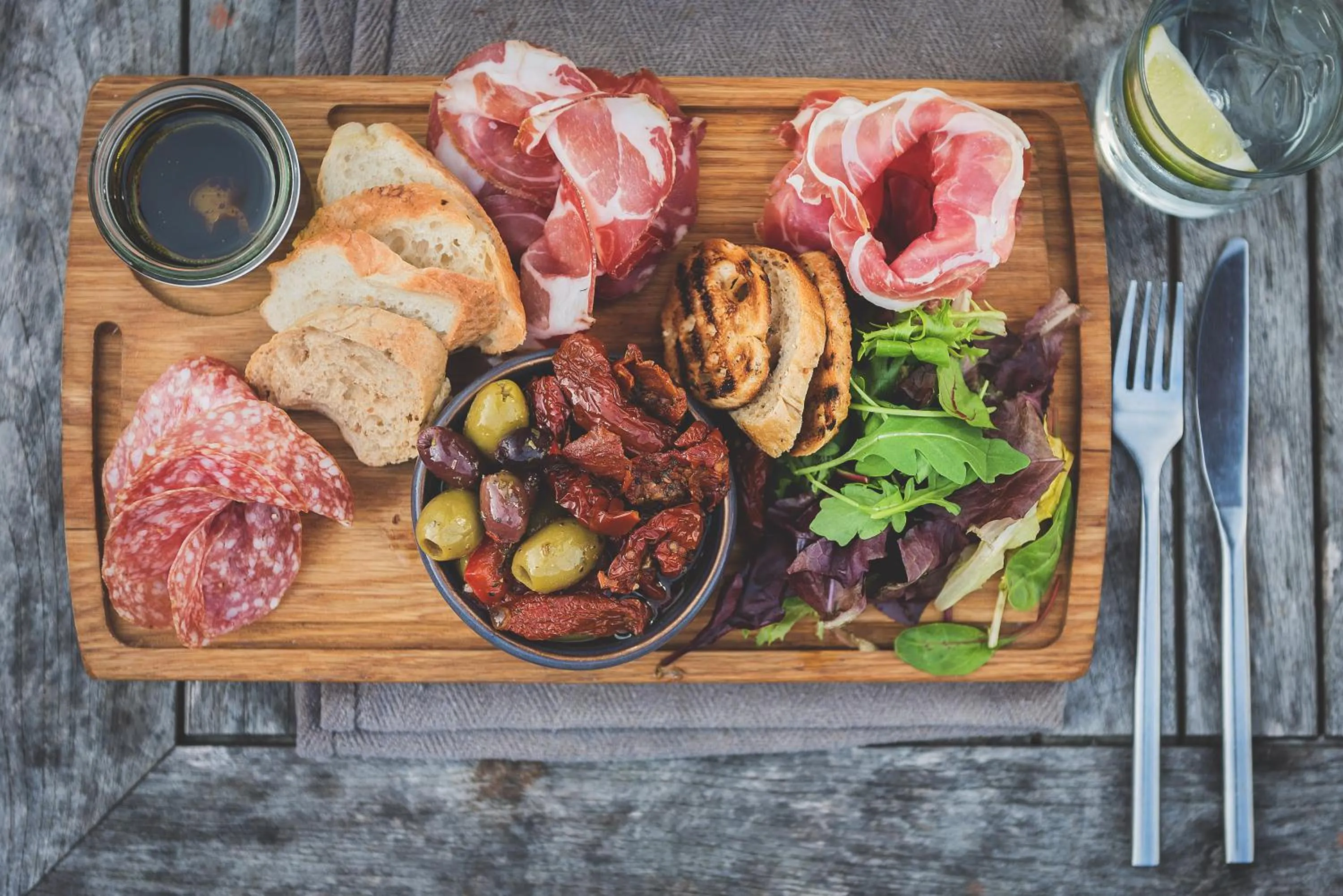 Food and drinks in Hope & Anchor