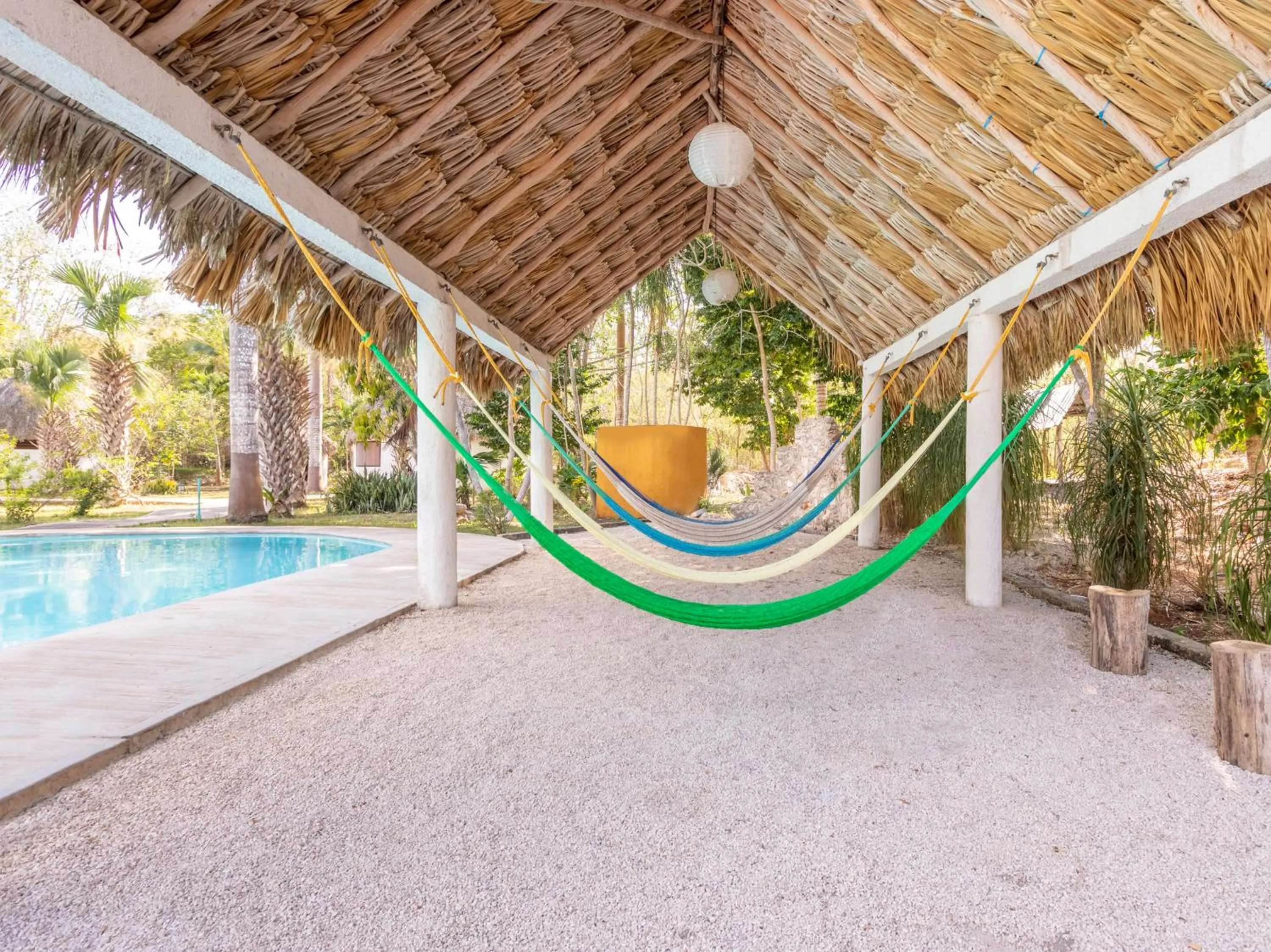 Swimming pool in Hotel Villas del Ángel