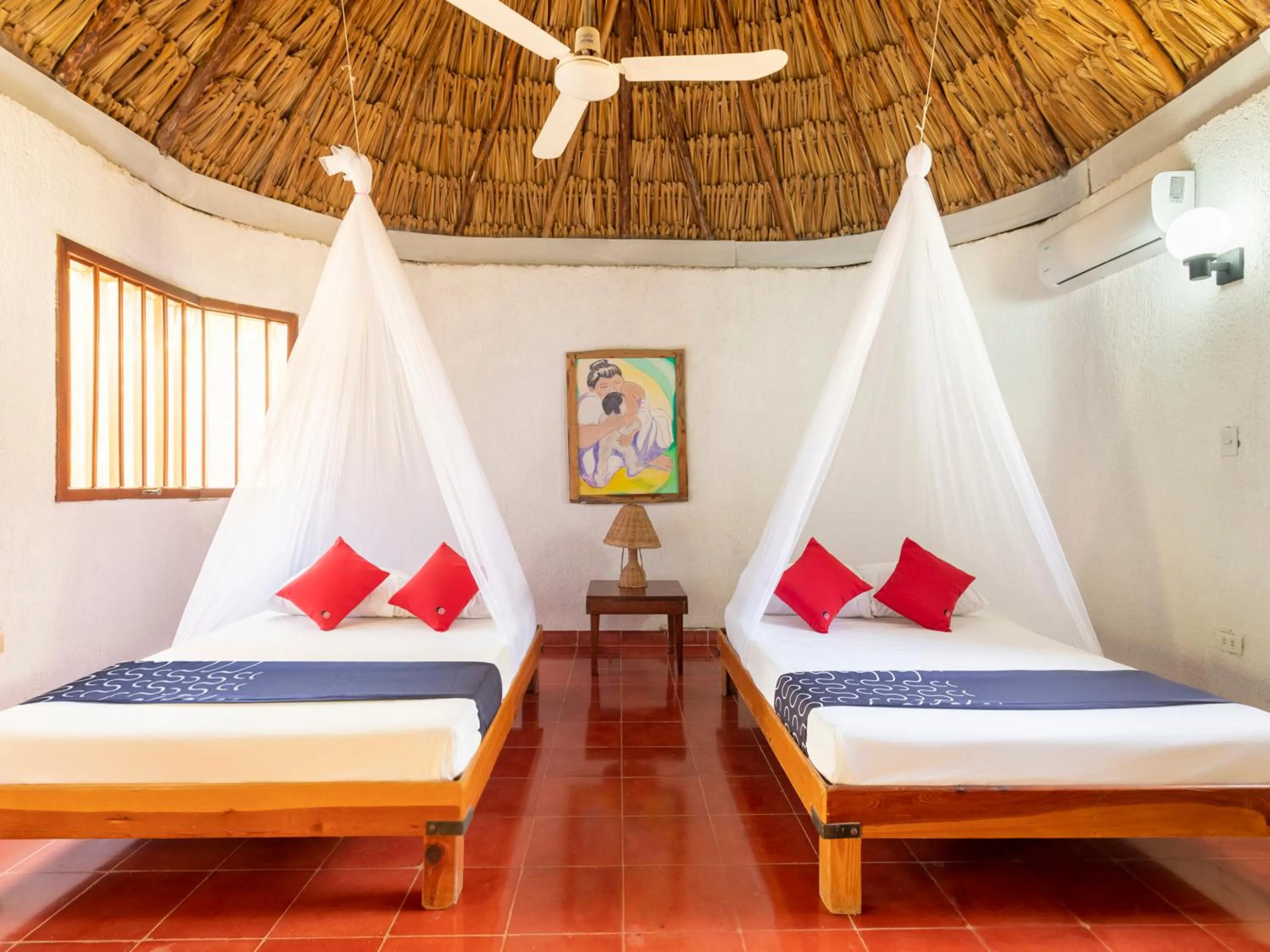 Photo of the whole room, Bed in Hotel Villas del Ángel