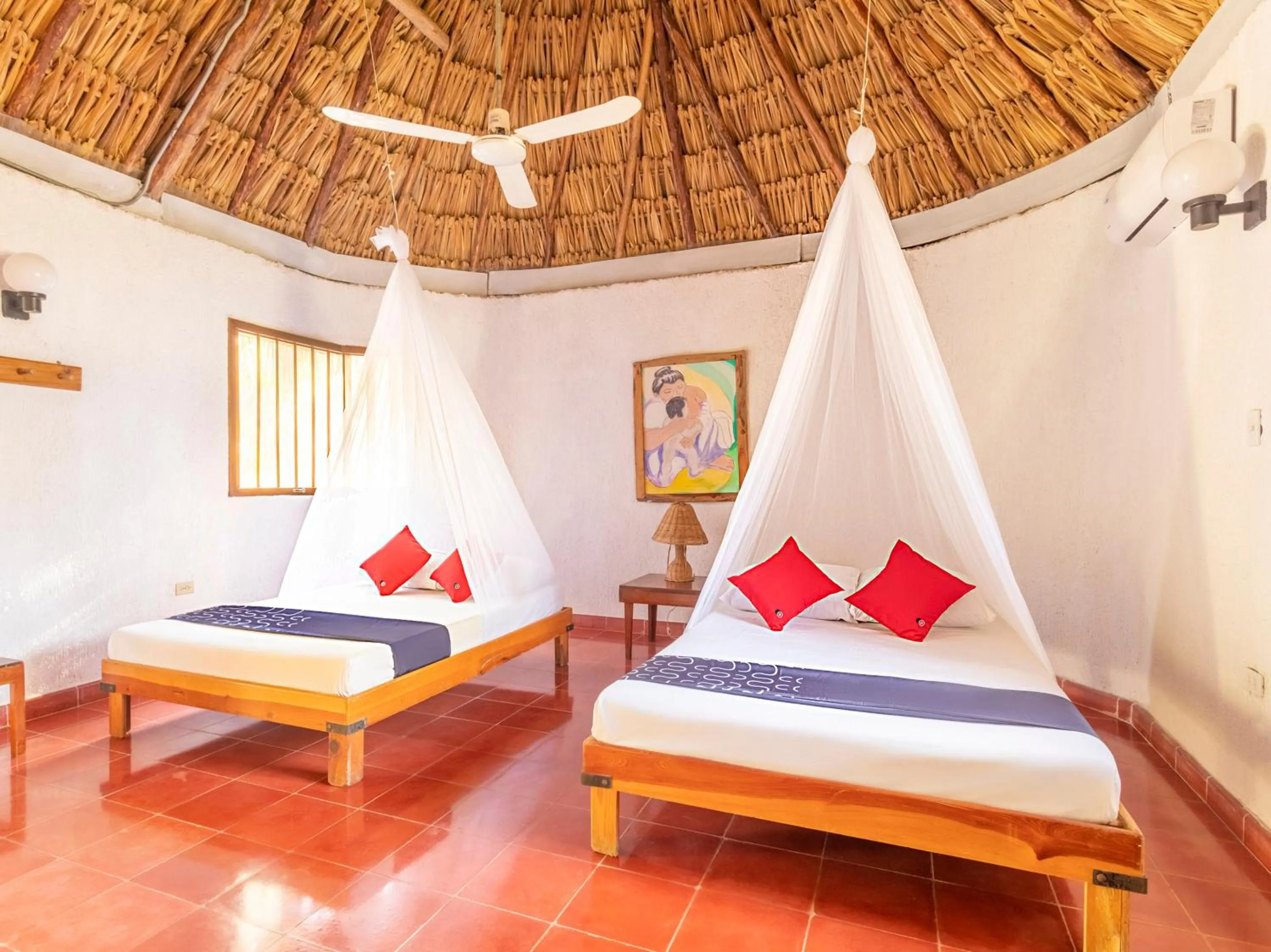 Photo of the whole room, Bed in Hotel Villas del Ángel