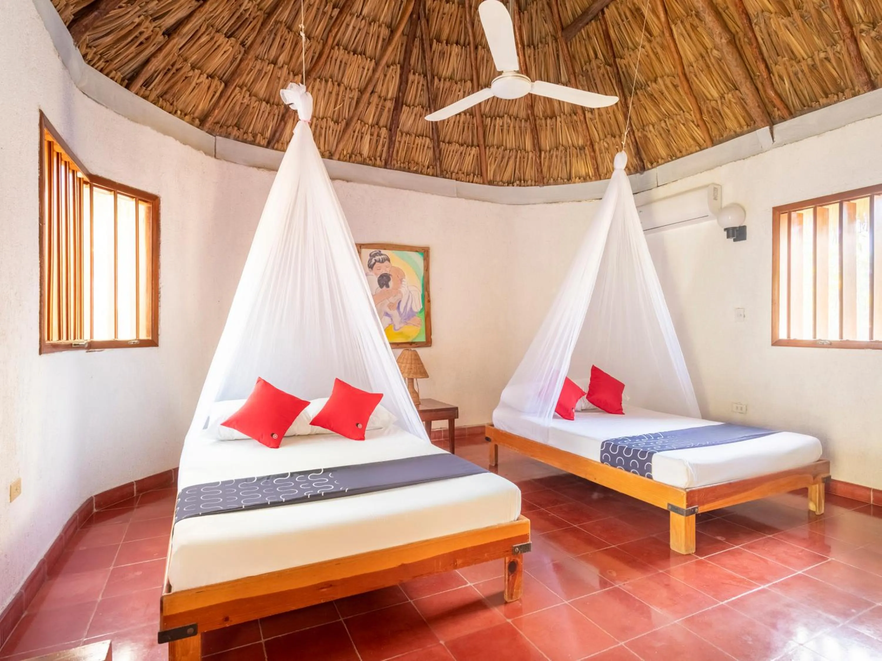 Photo of the whole room, Bed in Hotel Villas del Ángel