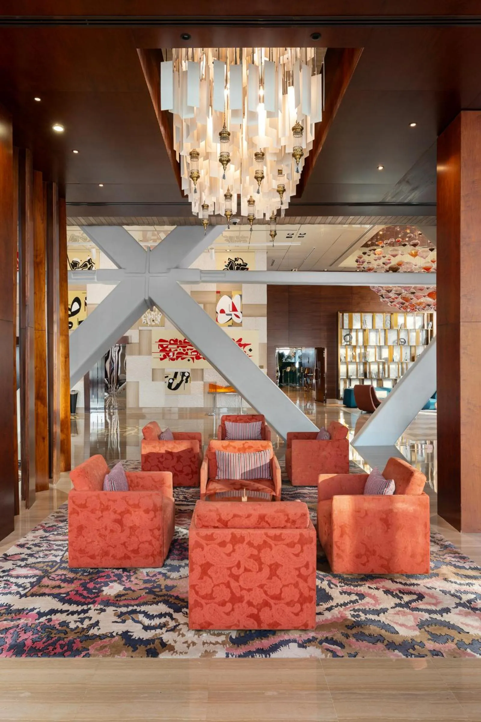 Lobby or reception in Andaz Capital Gate Abu Dhabi, By Hyatt