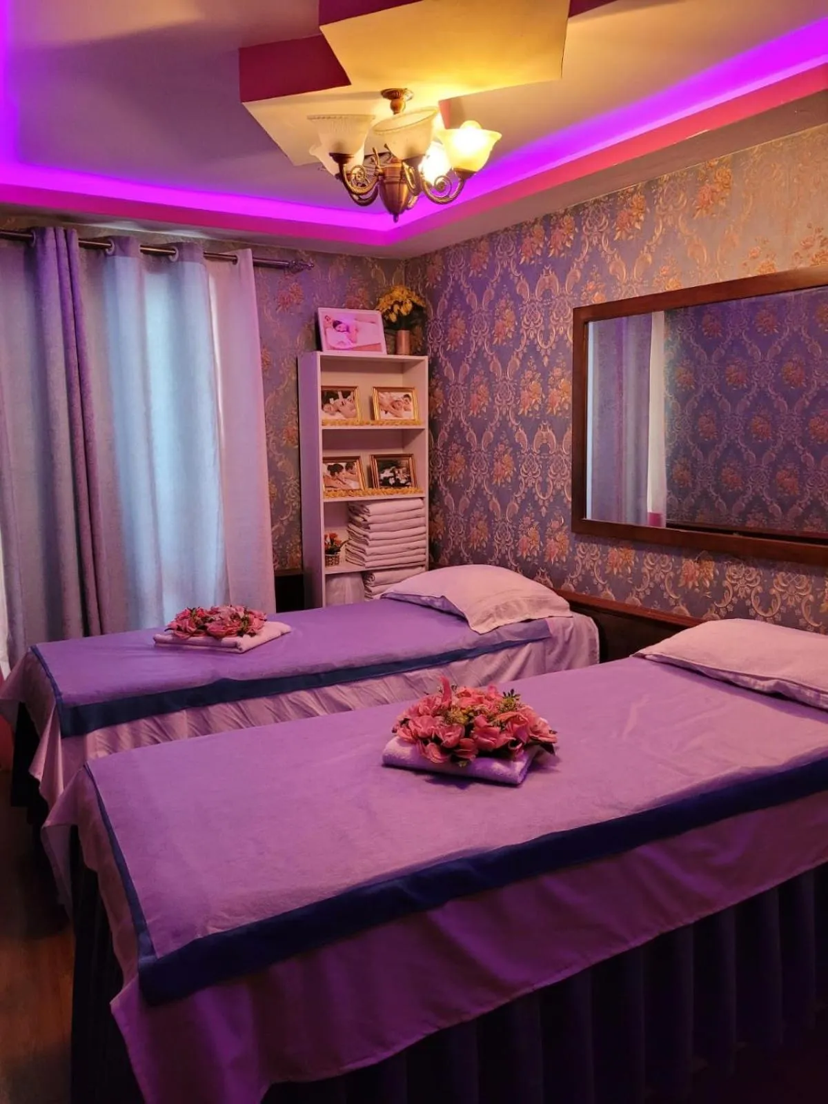 Spa and wellness centre/facilities, Bed in Fortune Pearl Hotel