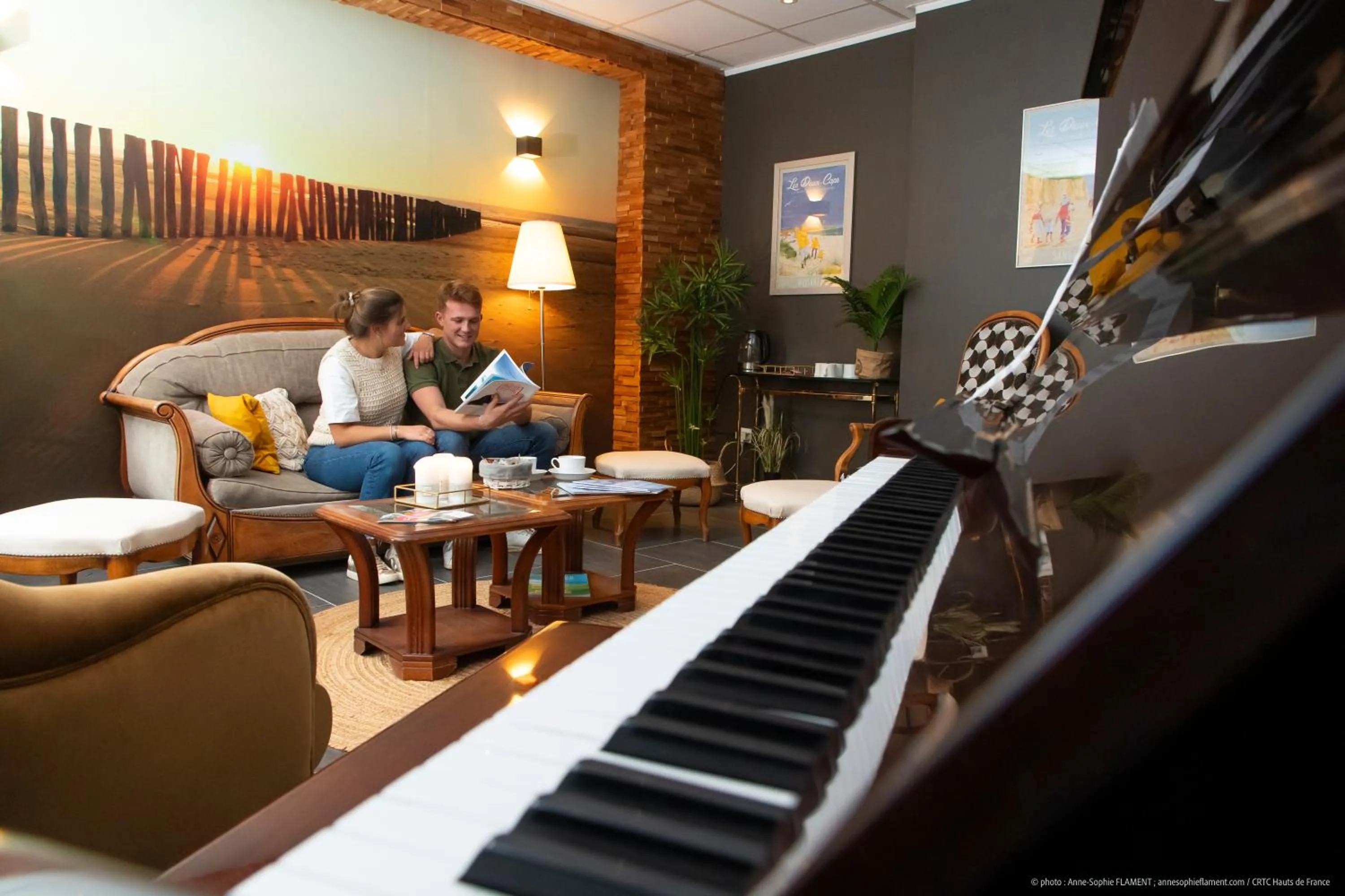 Living room in La Maison Blanche