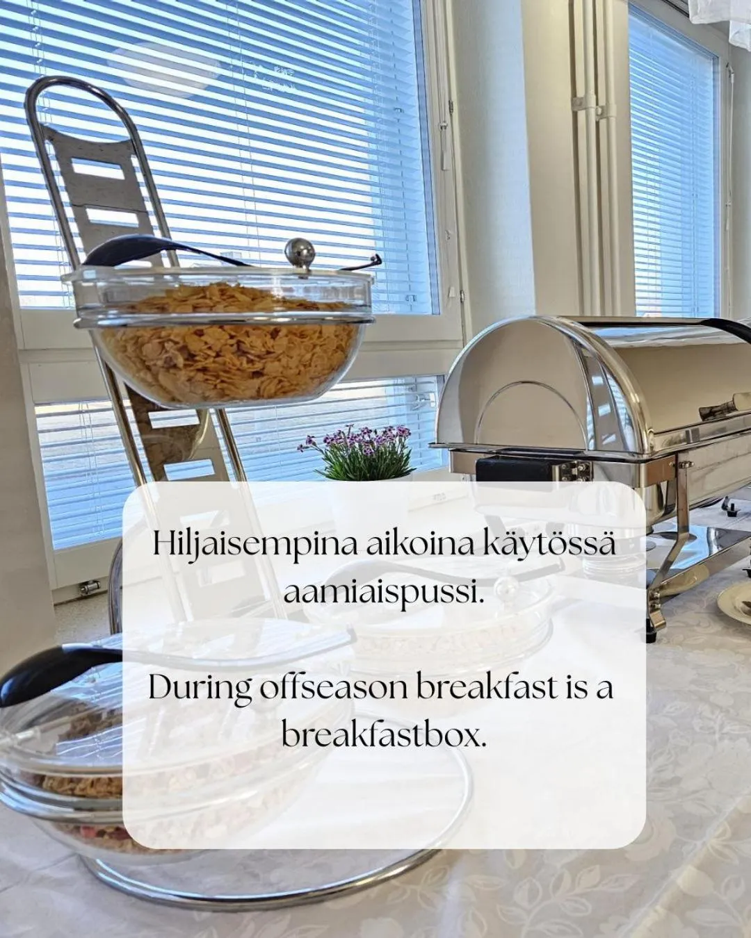 Breakfast in Kylpylähotelli Pohjanranta