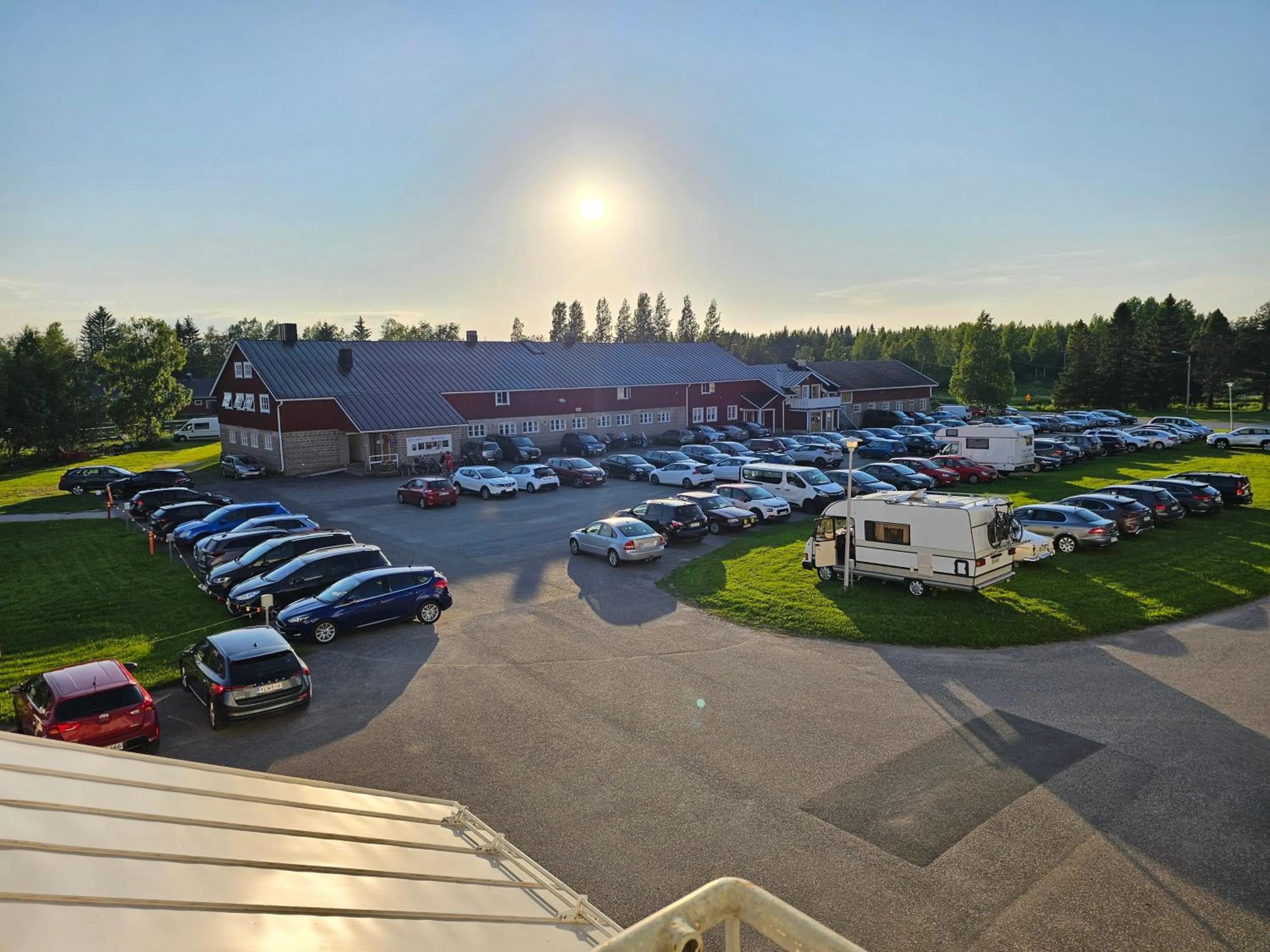 Inner courtyard view in Kylpylähotelli Pohjanranta