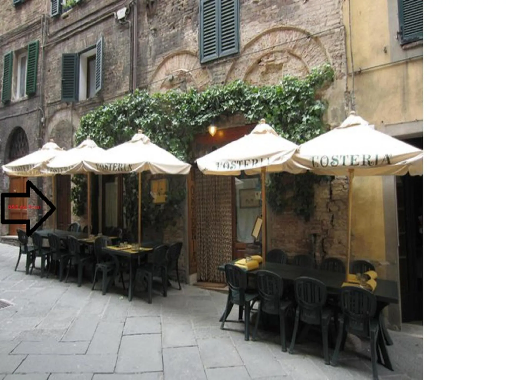 Restaurant/places to eat in B&B Dei Rossi
