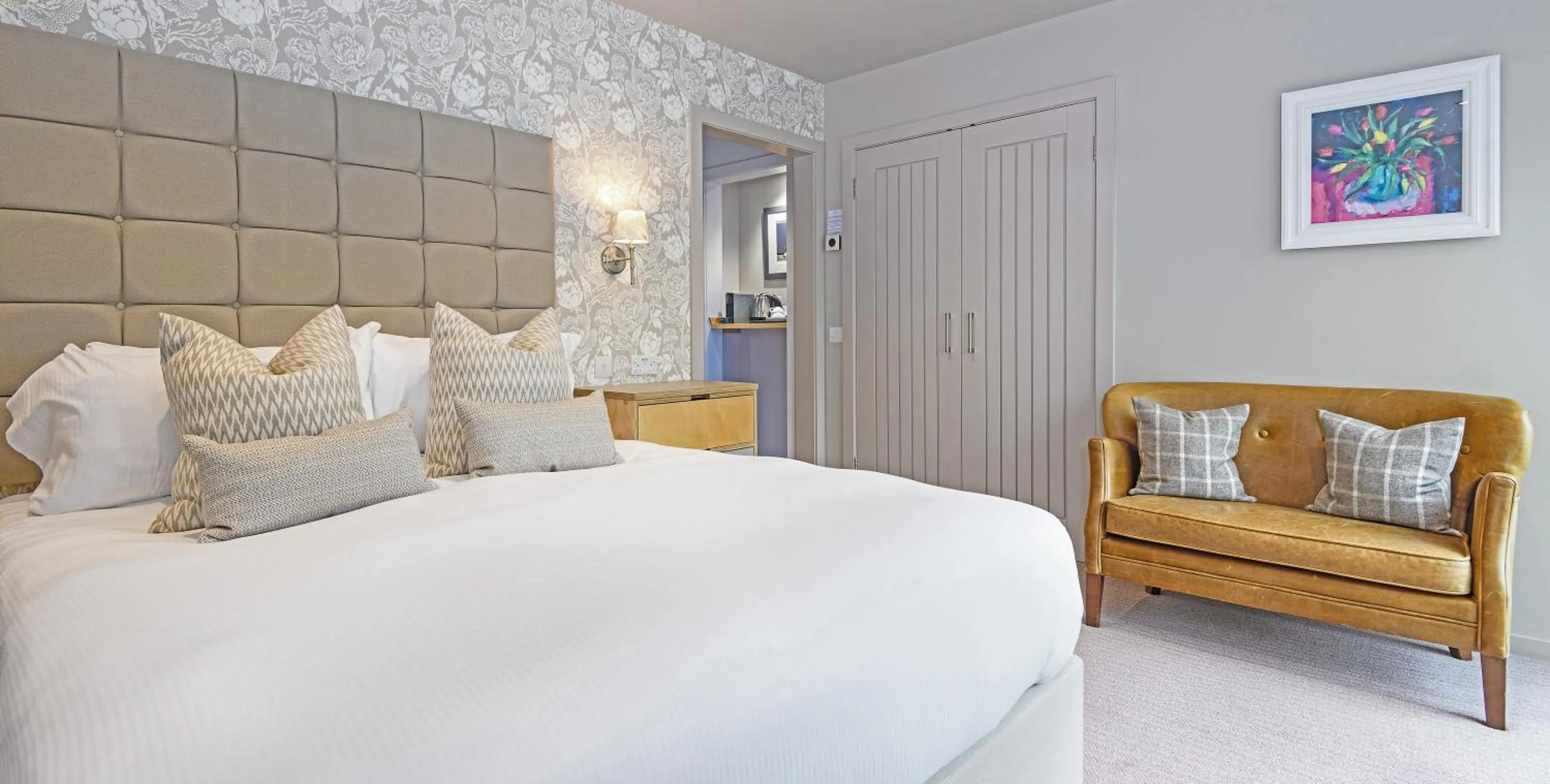 Bed in Knockendarroch Hotel