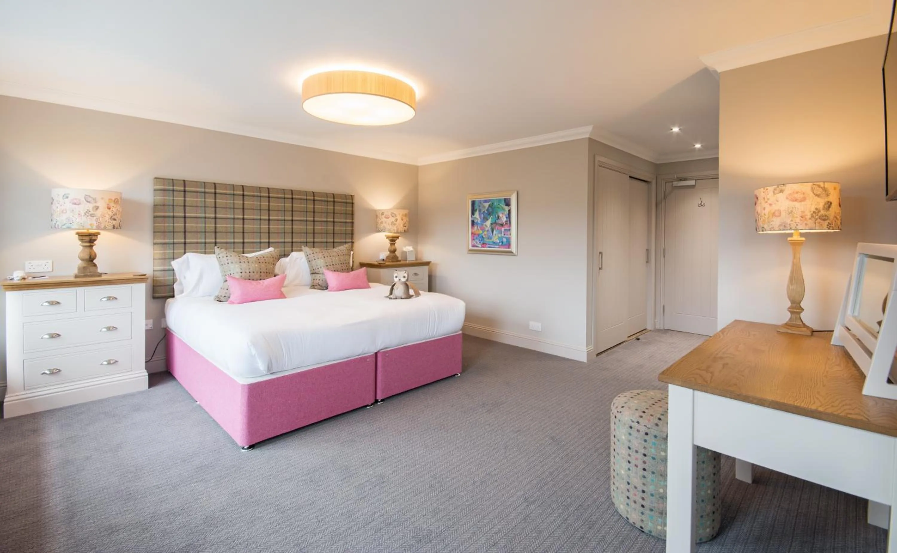 Photo of the whole room, Bed in Knockendarroch Hotel