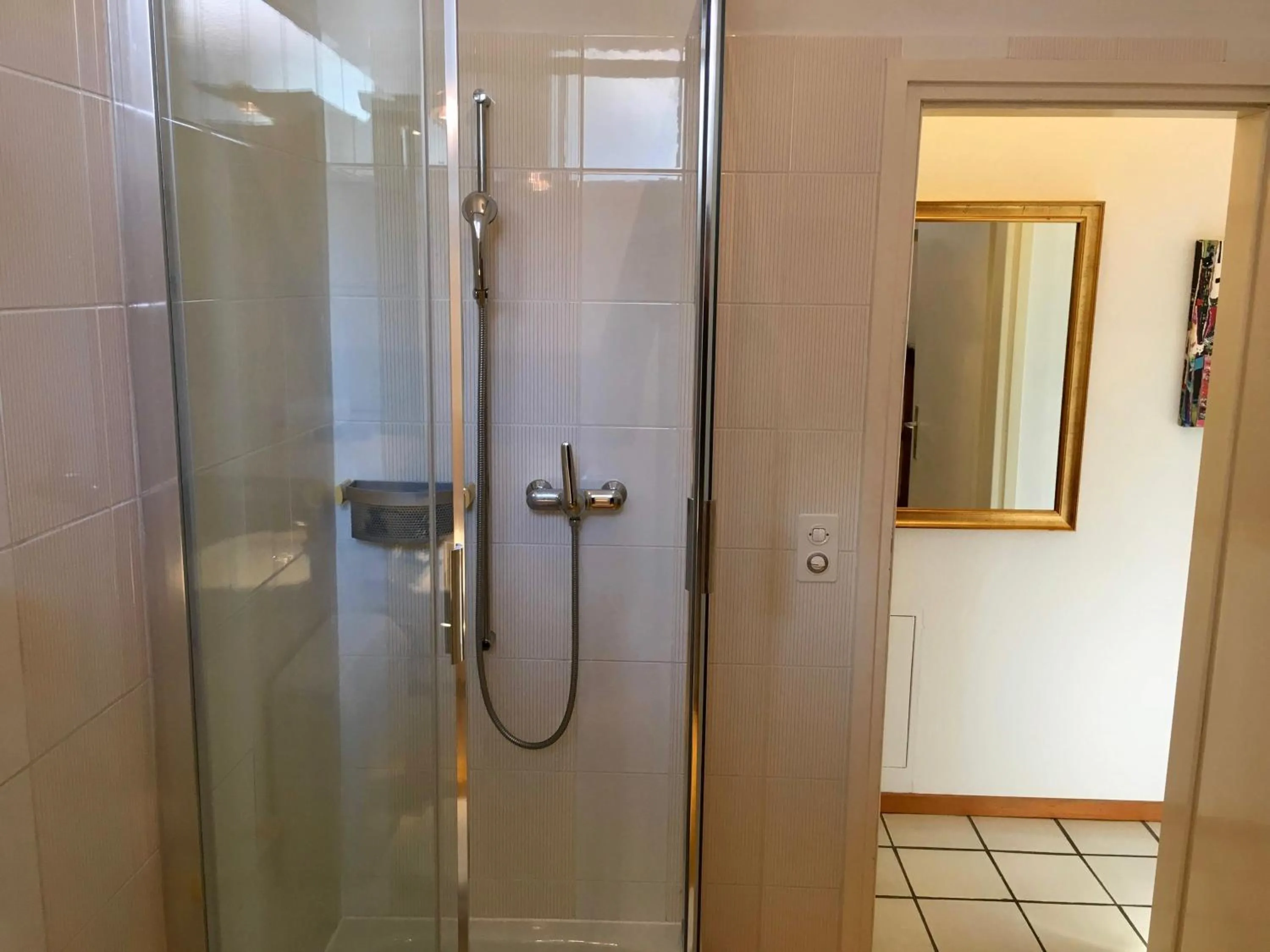 Shower in Great2Stay City Center Apartments Locarno