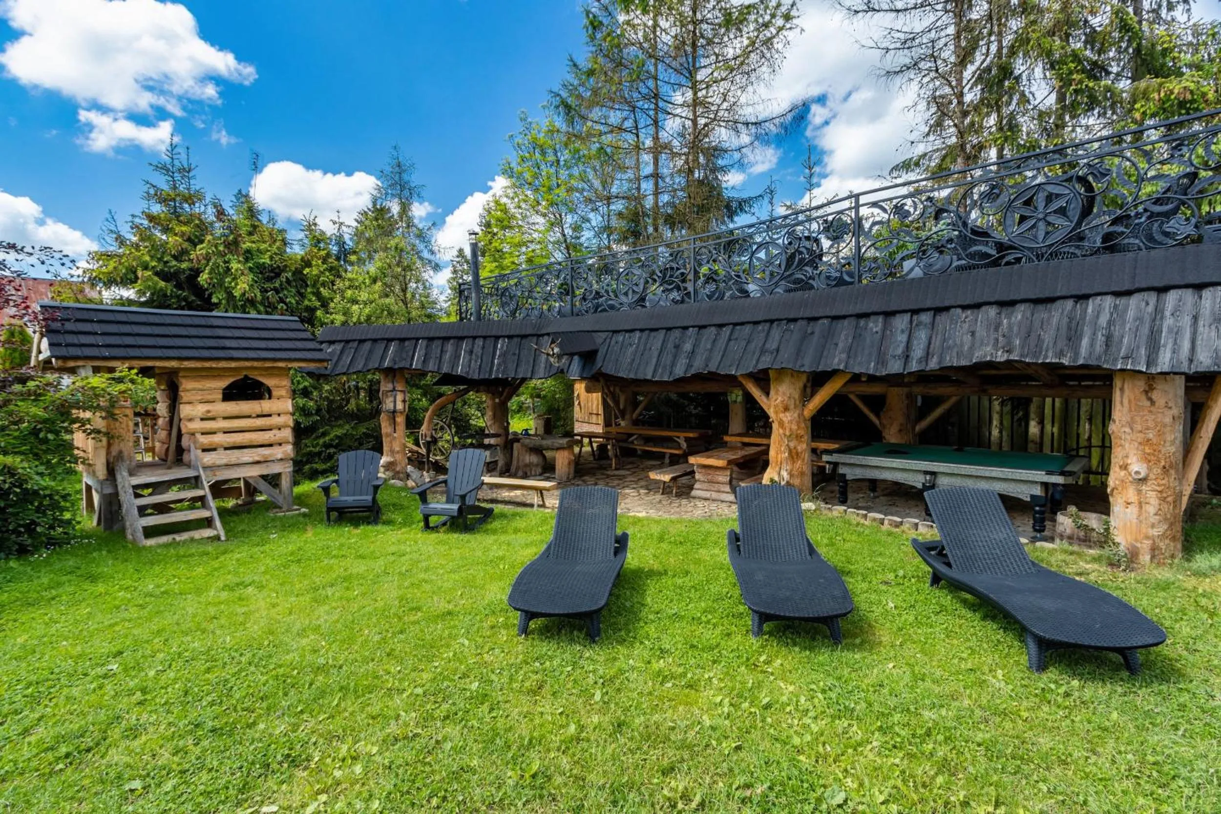 Garden in Leśny Dwór