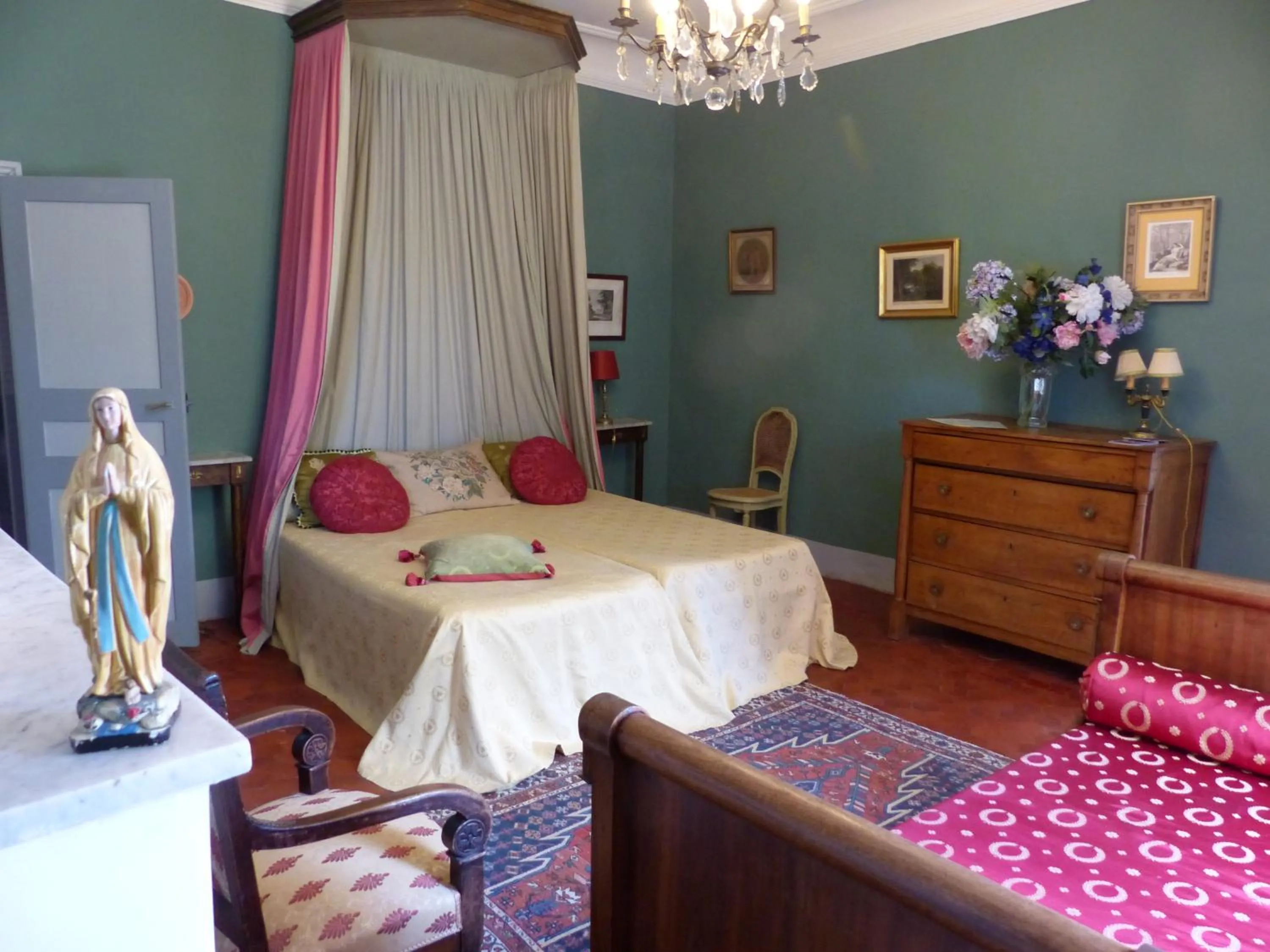 Bedroom, Bed in Château du Grand Jardin