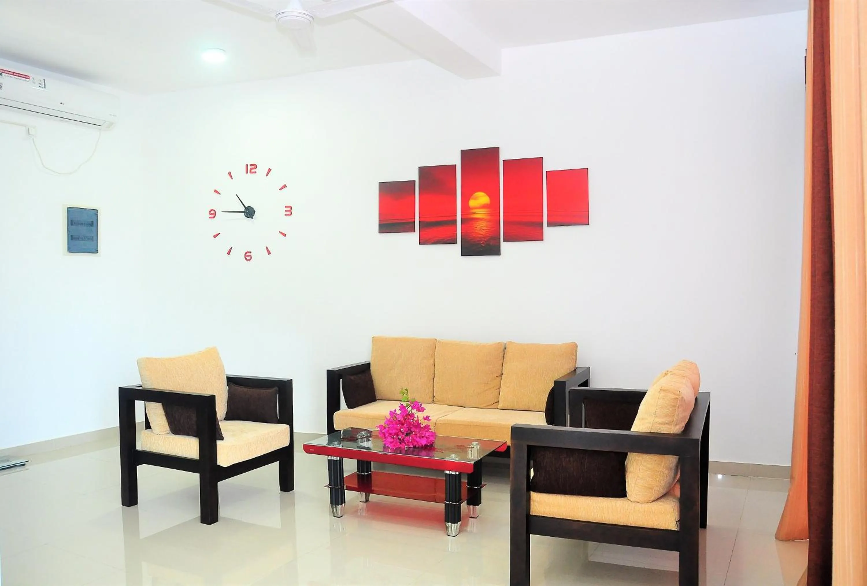 Living room in Amber House Lanka