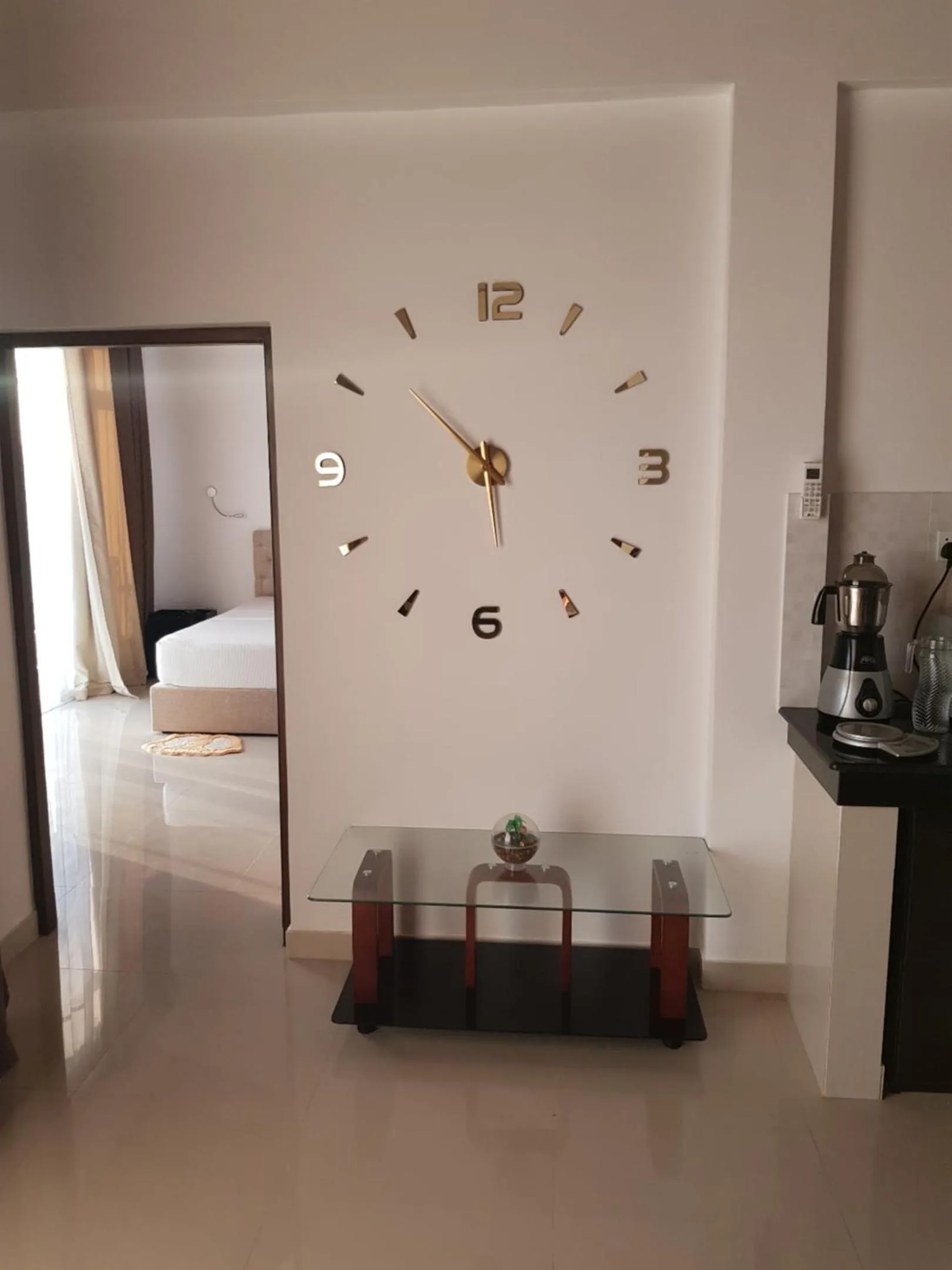 Kitchen or kitchenette, Bed in Amber House Lanka