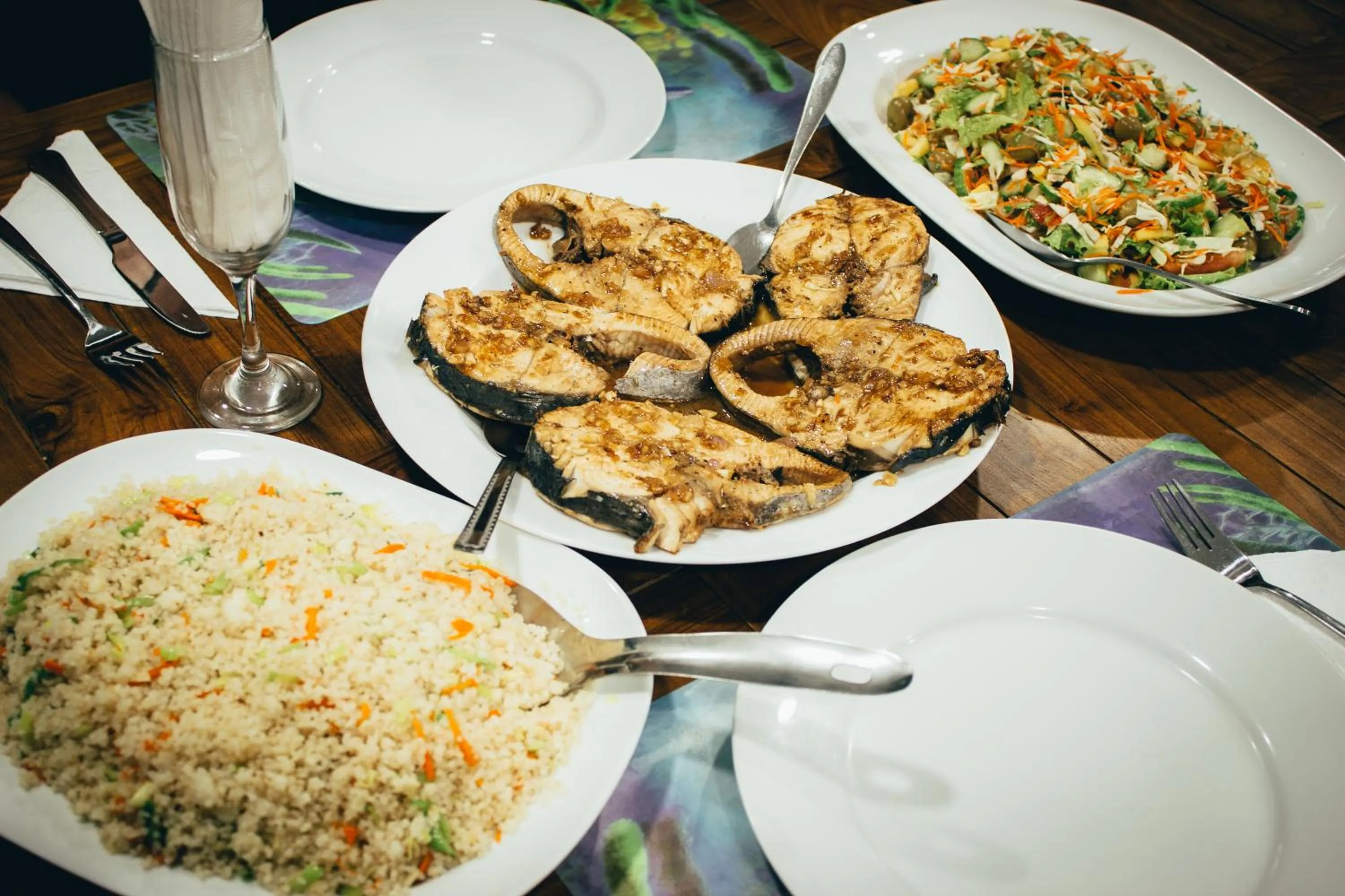 Food in Amber House Lanka