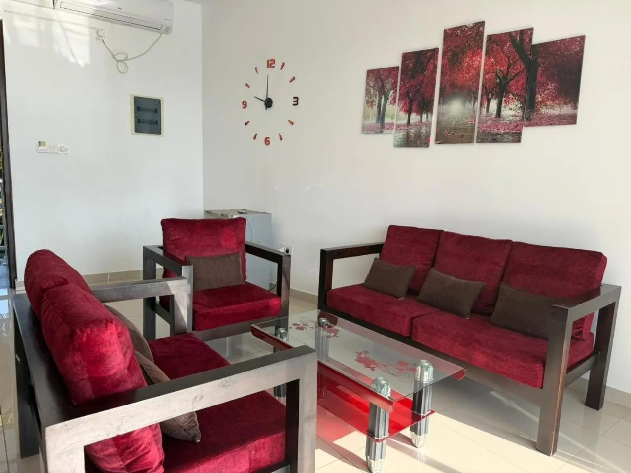 Seating area in Amber House Lanka