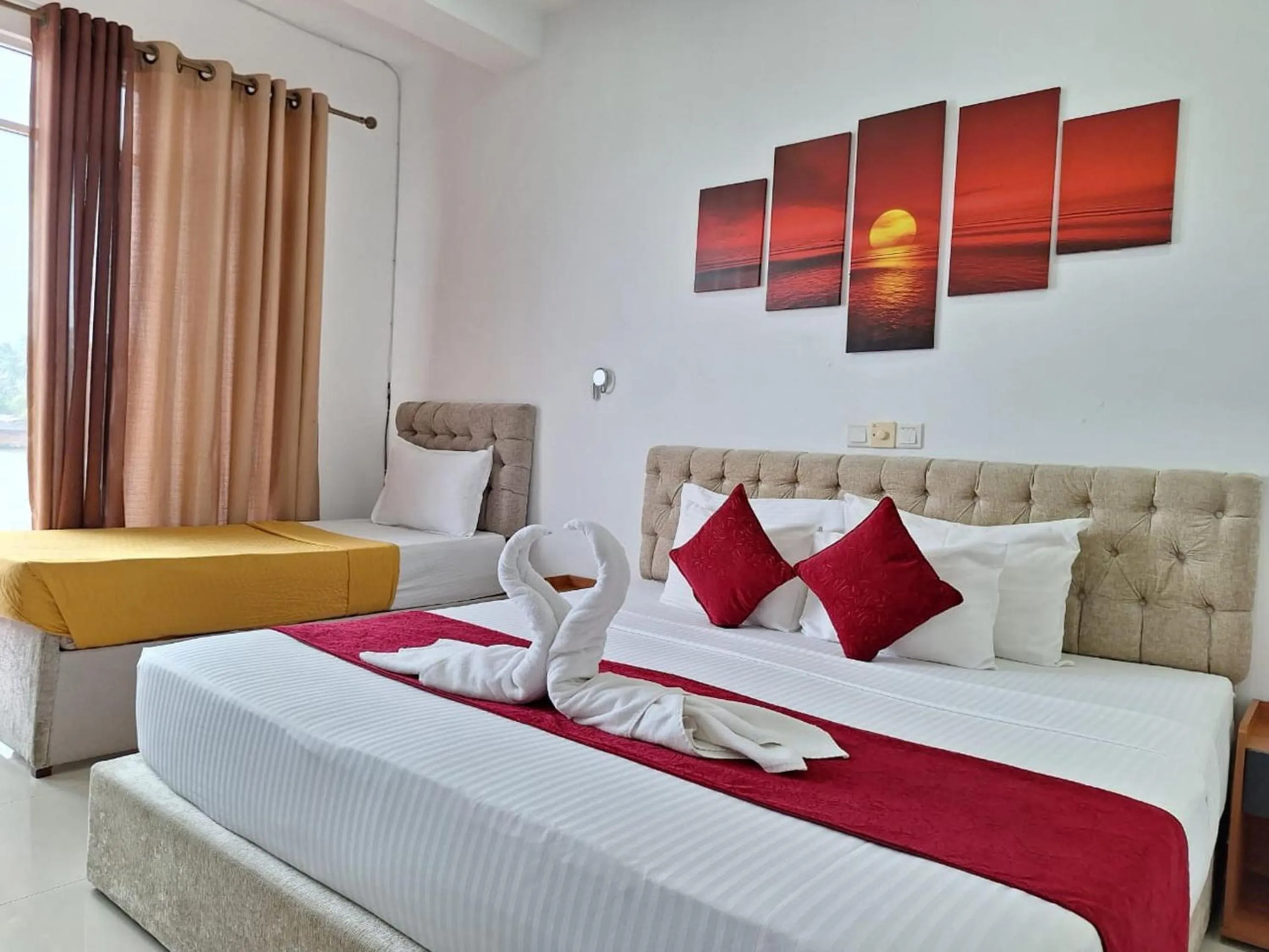 Bedroom, Bed in Amber House Lanka