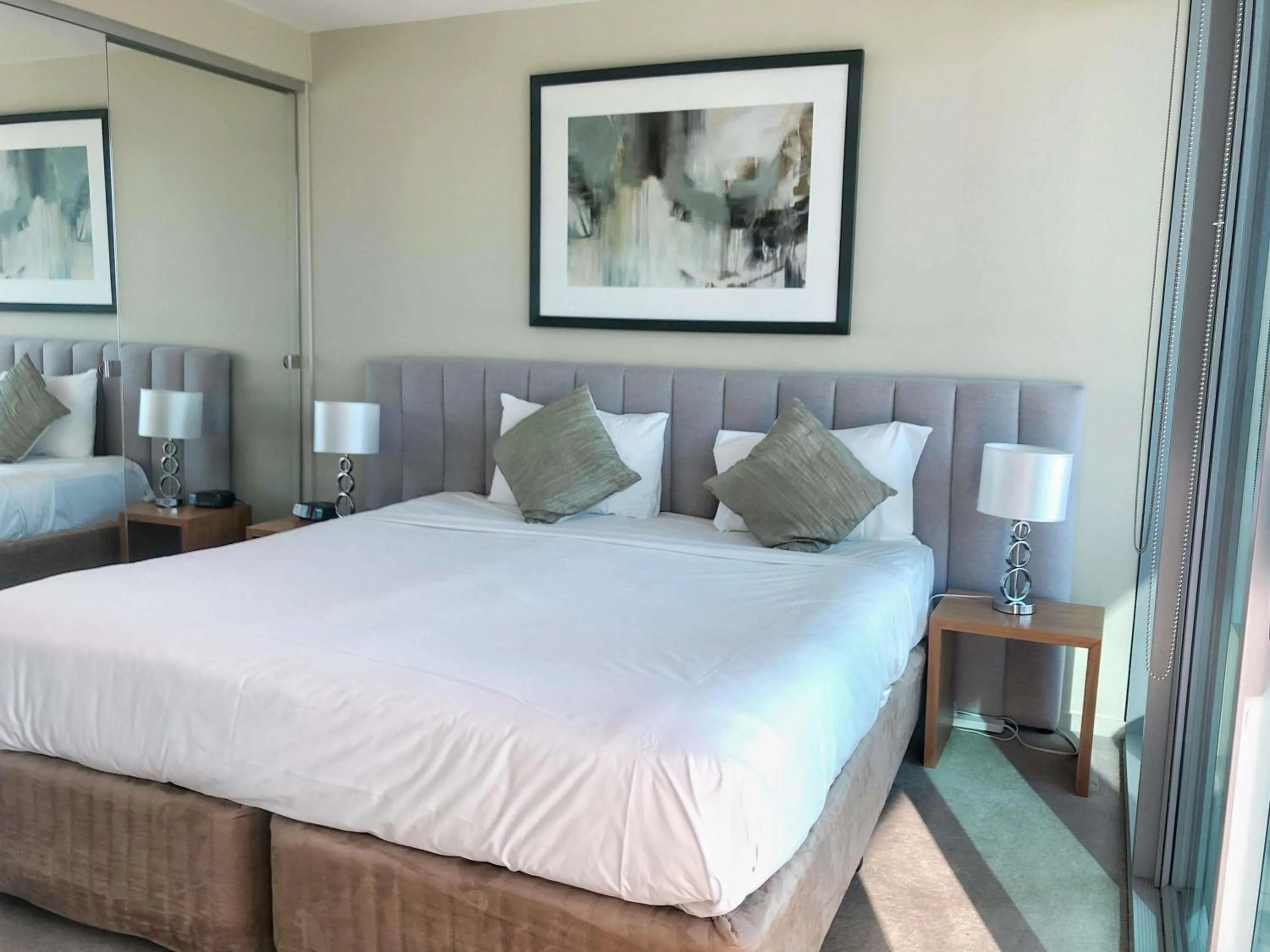 Bedroom, Bed in The Sebel Residences Melbourne Docklands Serviced Apartments